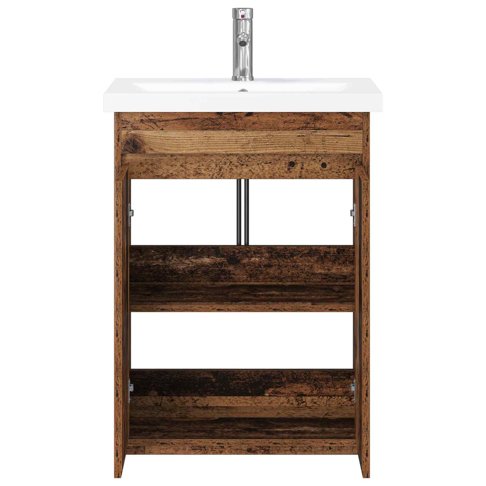 Ensemble de mobilier de salle de bain Bois ancien