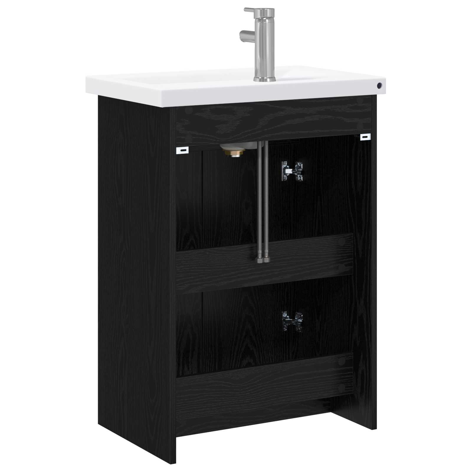 Ensemble de mobilier de salle de bain Chêne noir