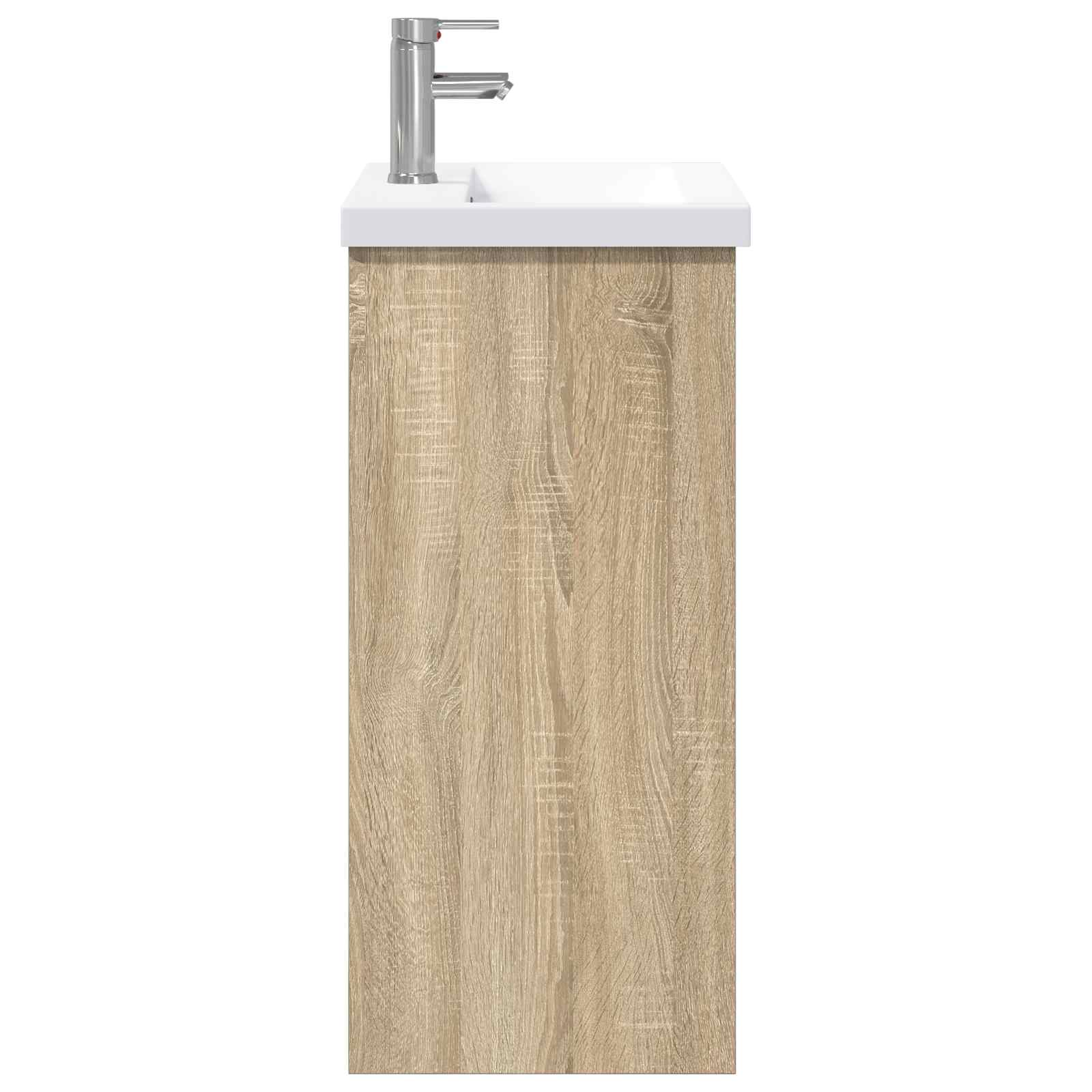 Ensemble de mobilier de salle de bain Chêne Sonoma