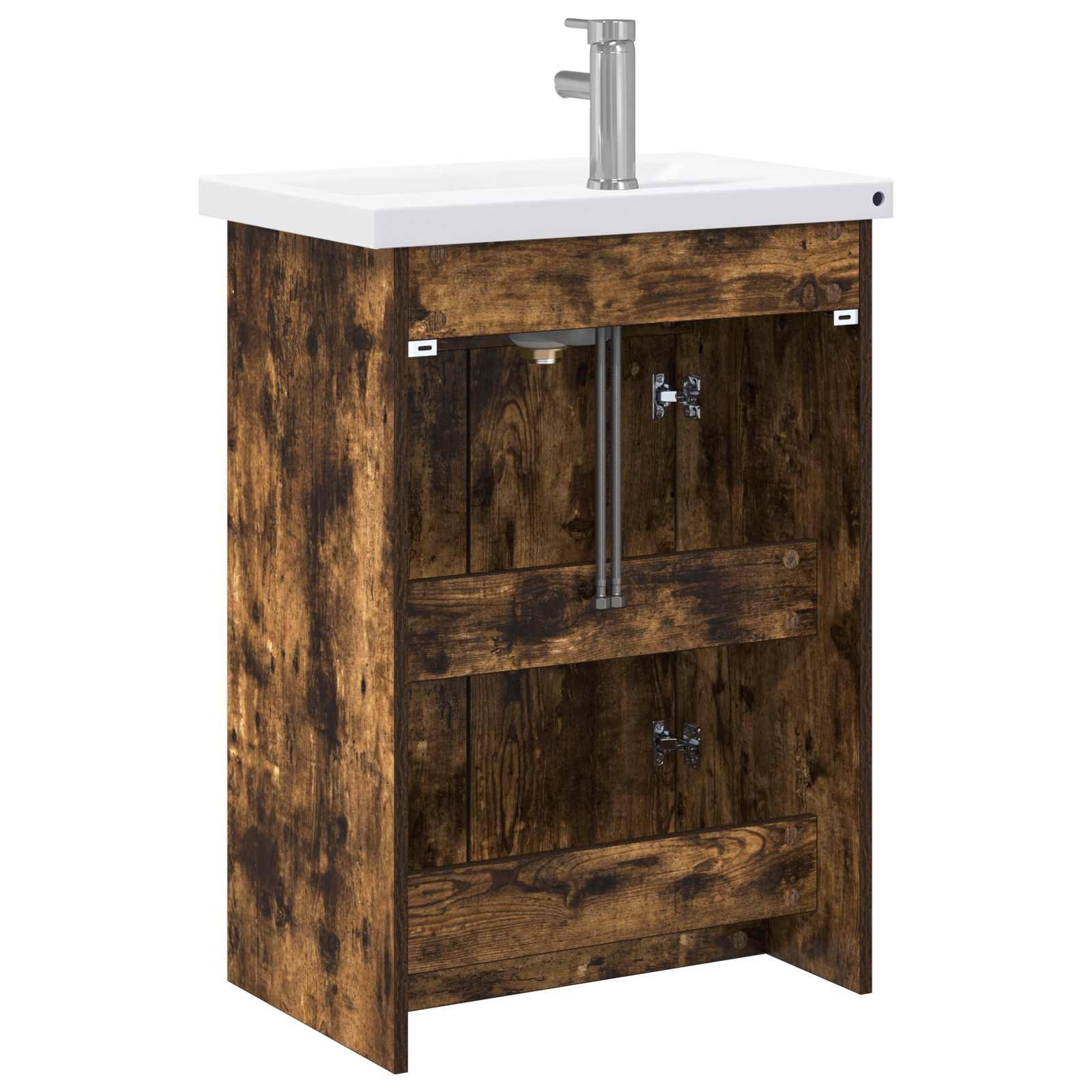 Ensemble de mobilier de salle de bain Chêne fumé