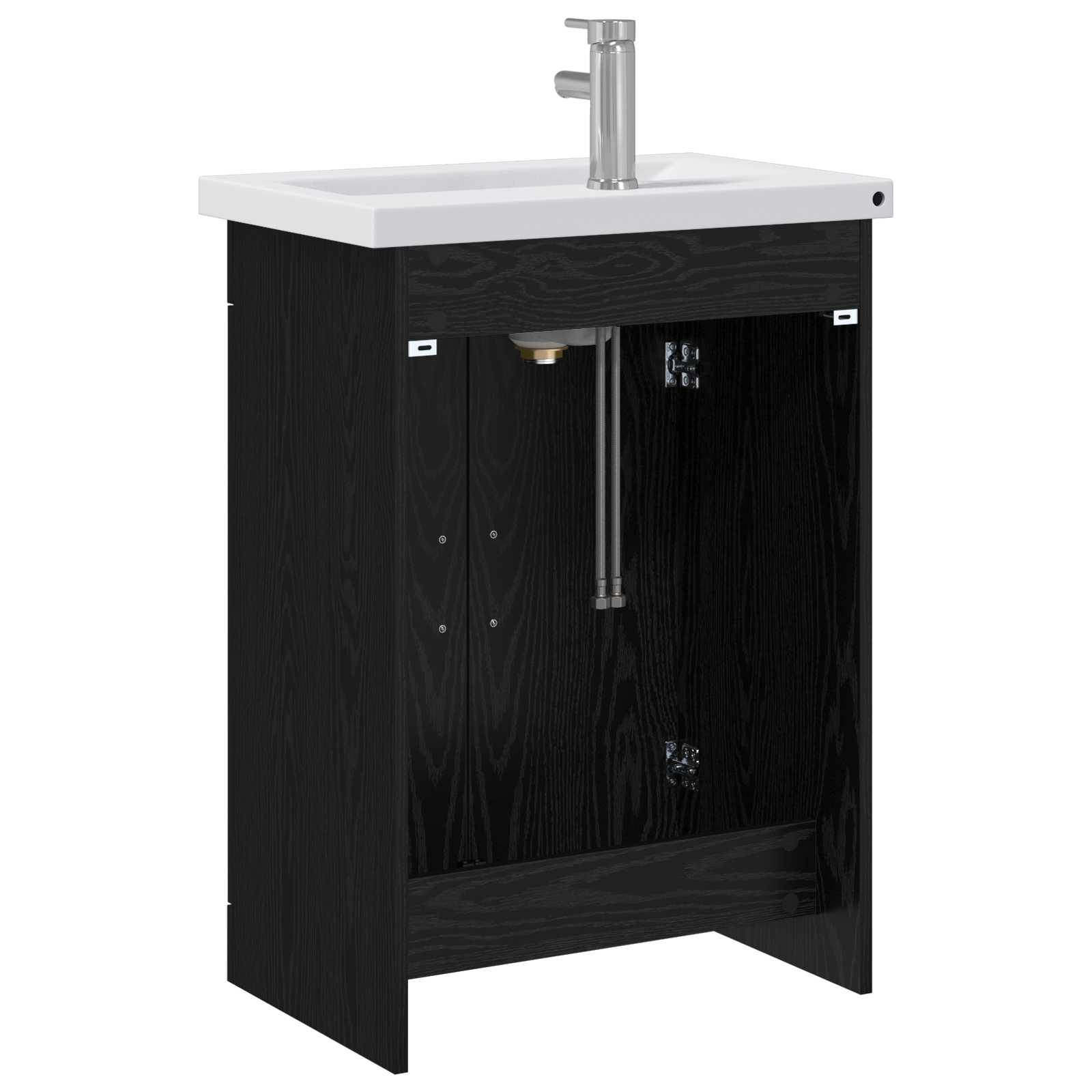 Ensemble de mobilier de salle de bain Chêne noir