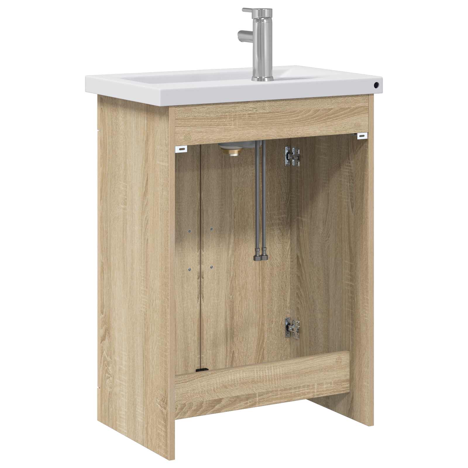 Ensemble de mobilier de salle de bain Chêne Sonoma