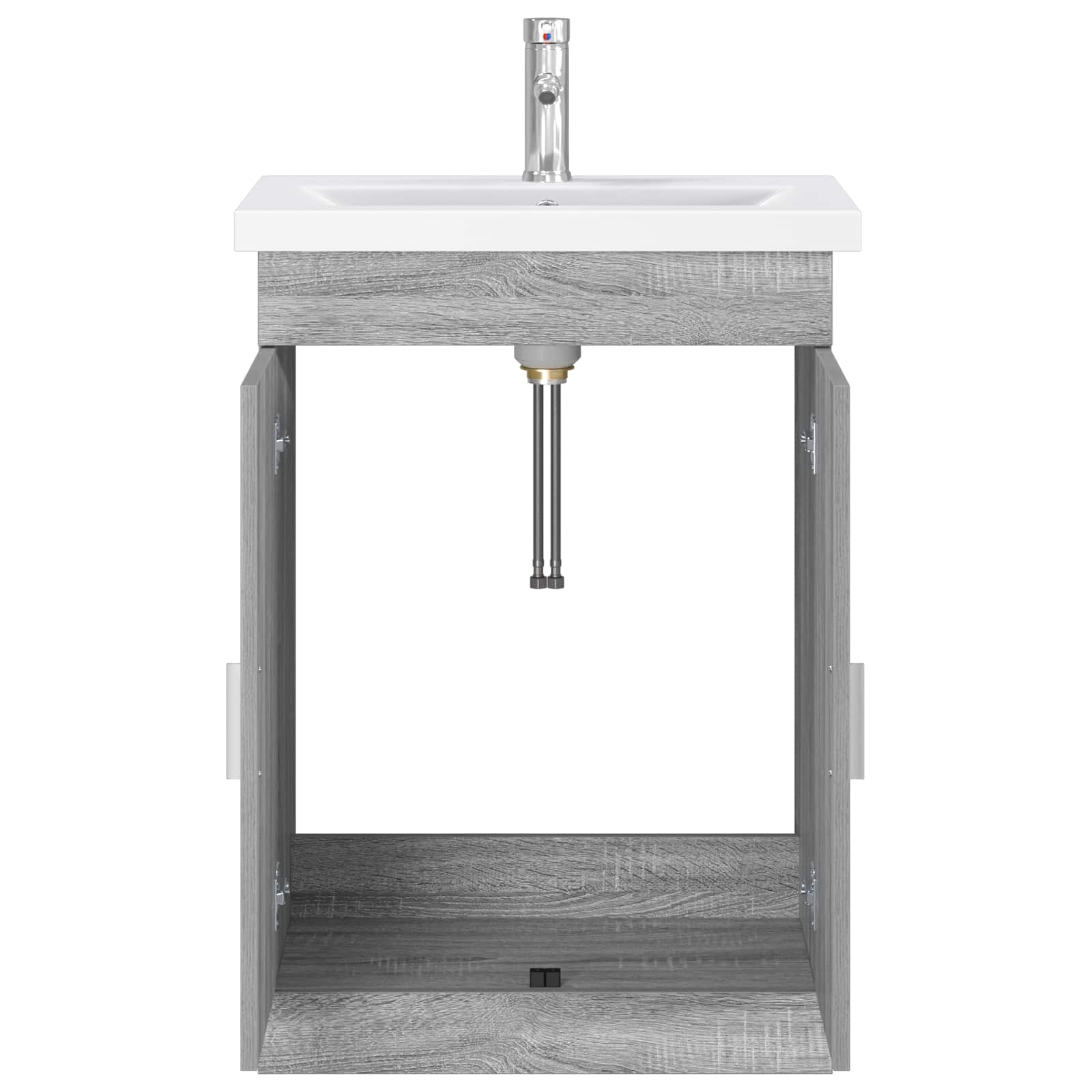 Ensemble de mobilier de salle de bain Sonoma gris