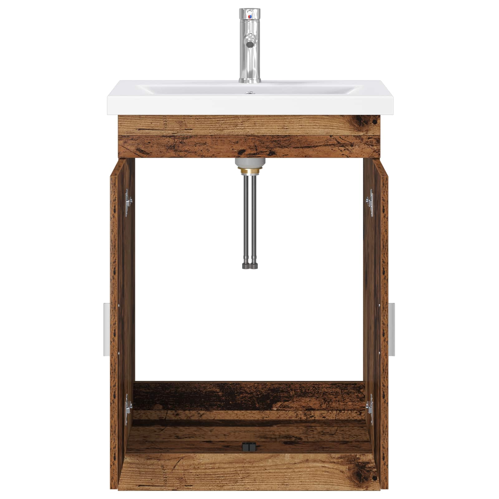 Ensemble de mobilier de salle de bain Bois ancien