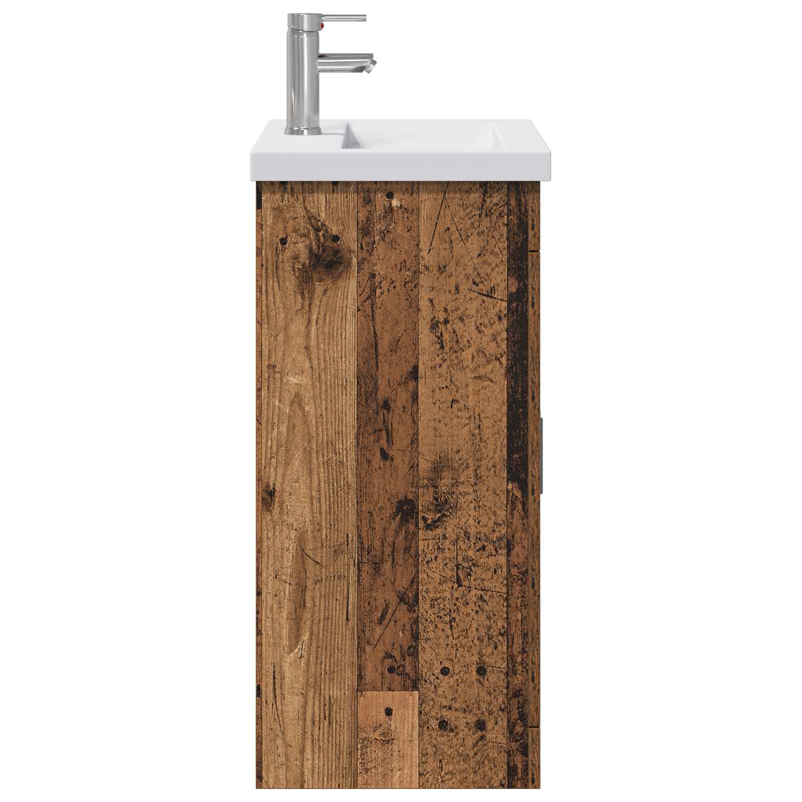 Ensemble de mobilier de salle de bain Bois ancien