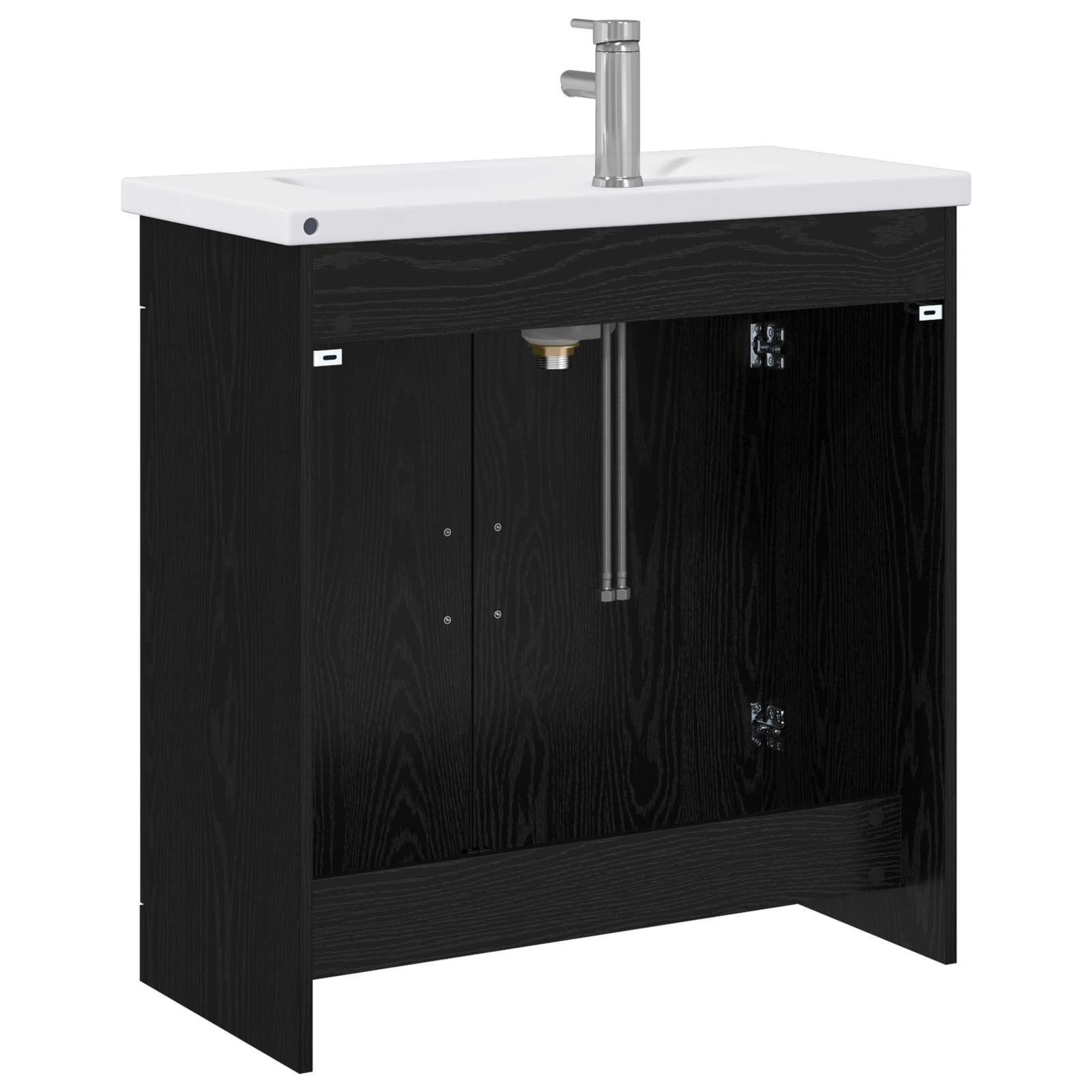Ensemble de mobilier de salle de bain Chêne noir