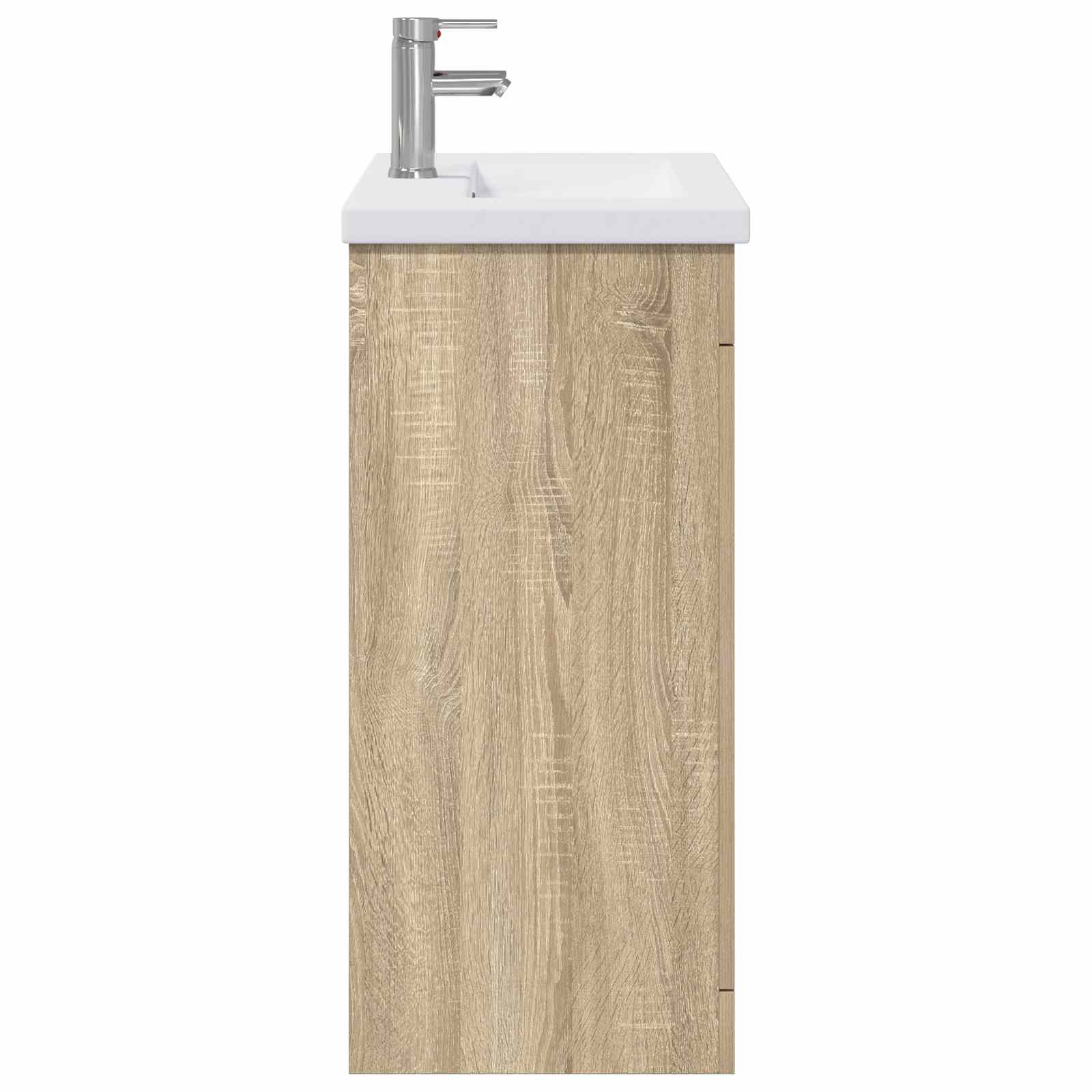 Ensemble de mobilier de salle de bain Chêne Sonoma