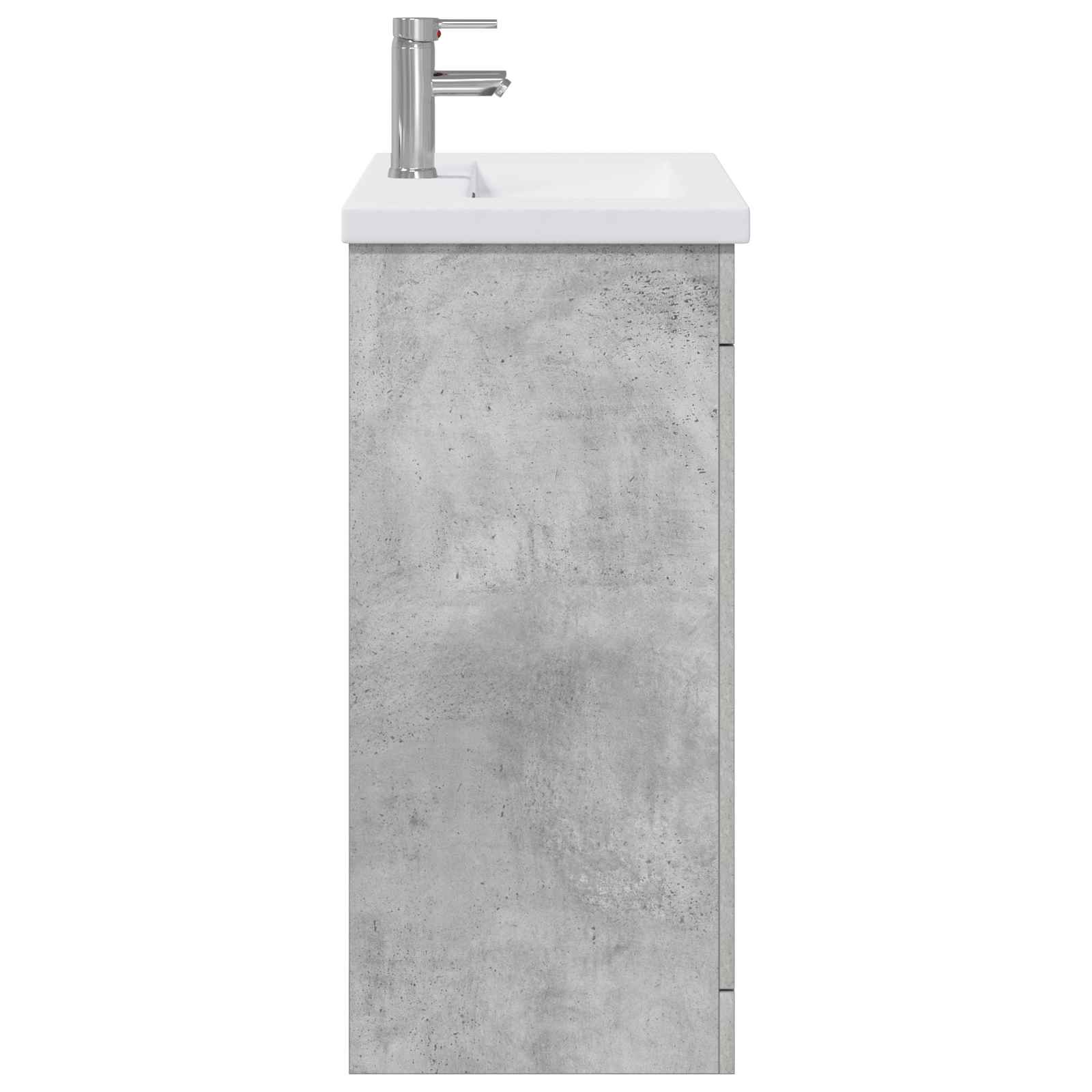 Ensemble de mobilier de salle de bain Gris béton