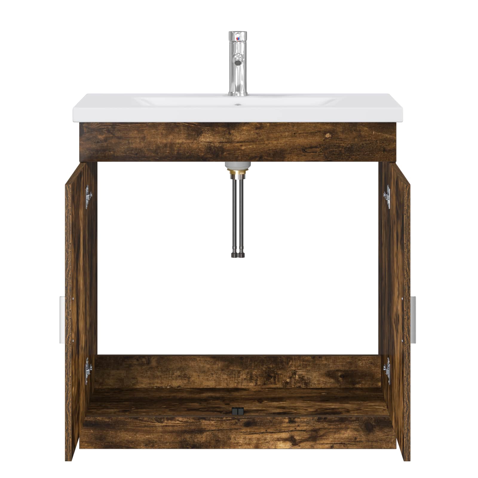 Ensemble de mobilier de salle de bain Chêne fumé