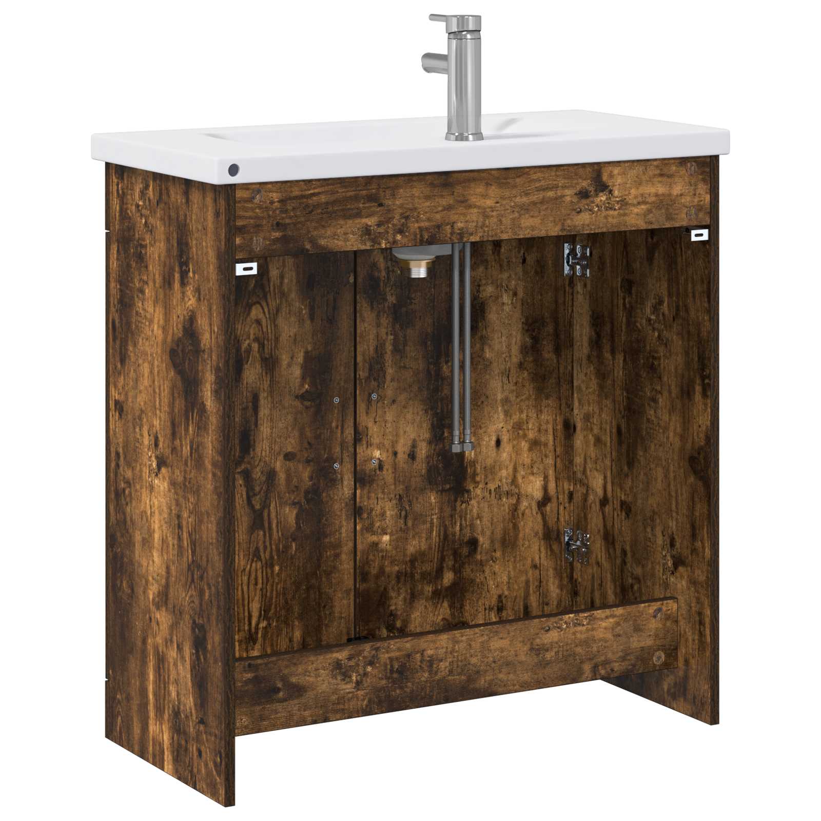 Ensemble de mobilier de salle de bain Chêne fumé