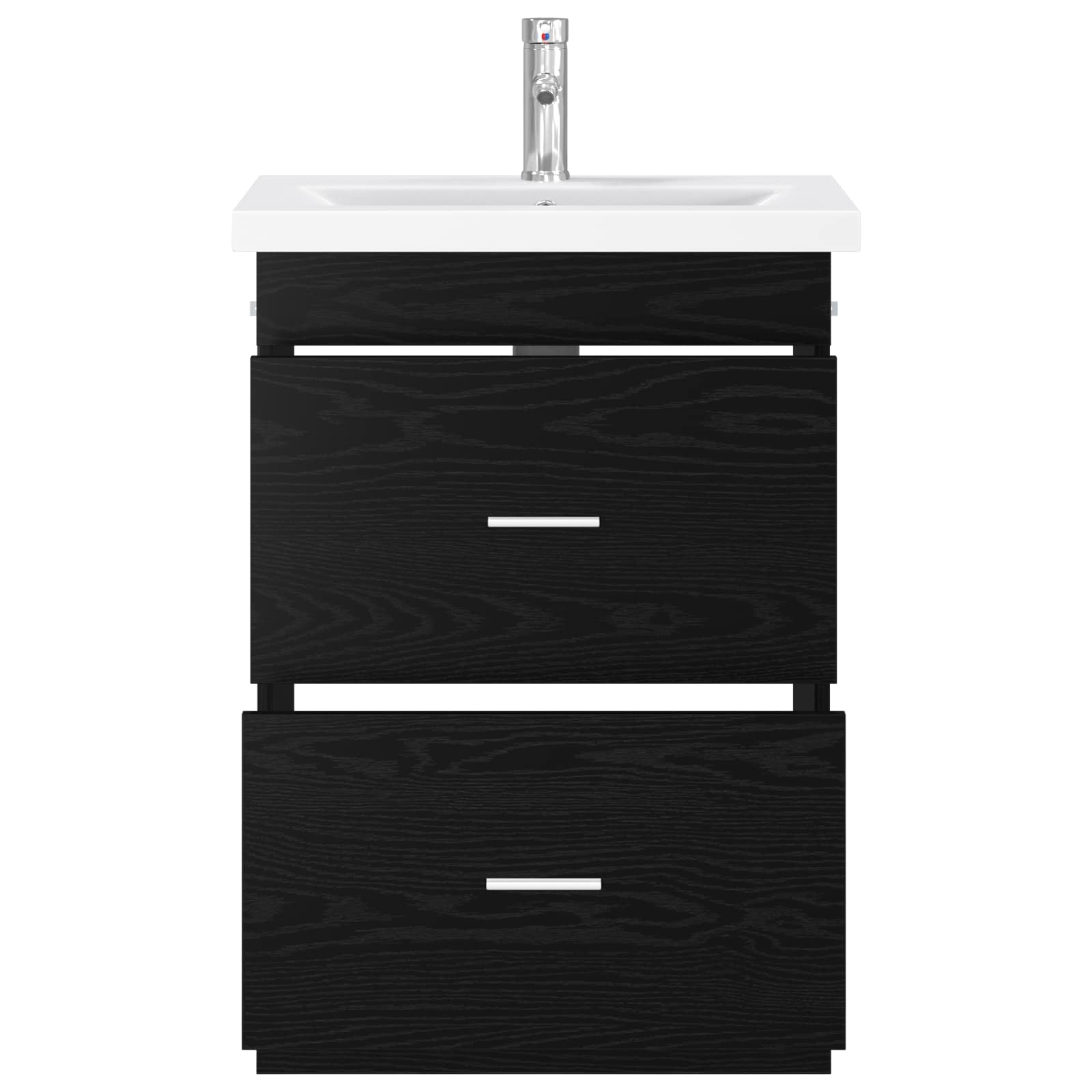 Ensemble de mobilier de salle de bain Chêne noir