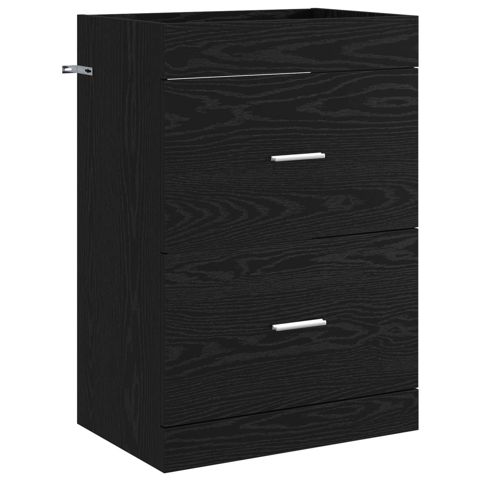 Ensemble de mobilier de salle de bain Chêne noir