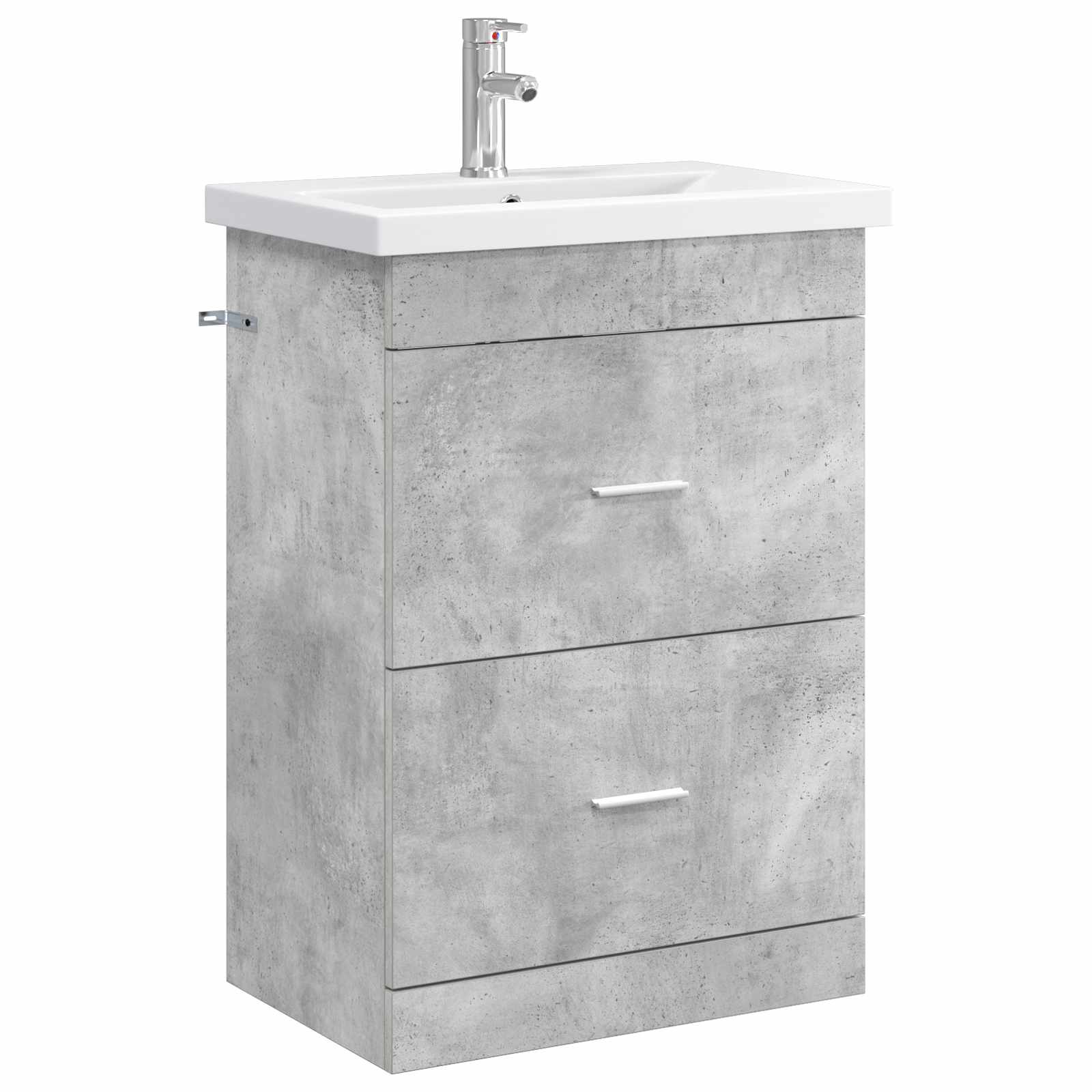 Ensemble de mobilier de salle de bain Gris béton