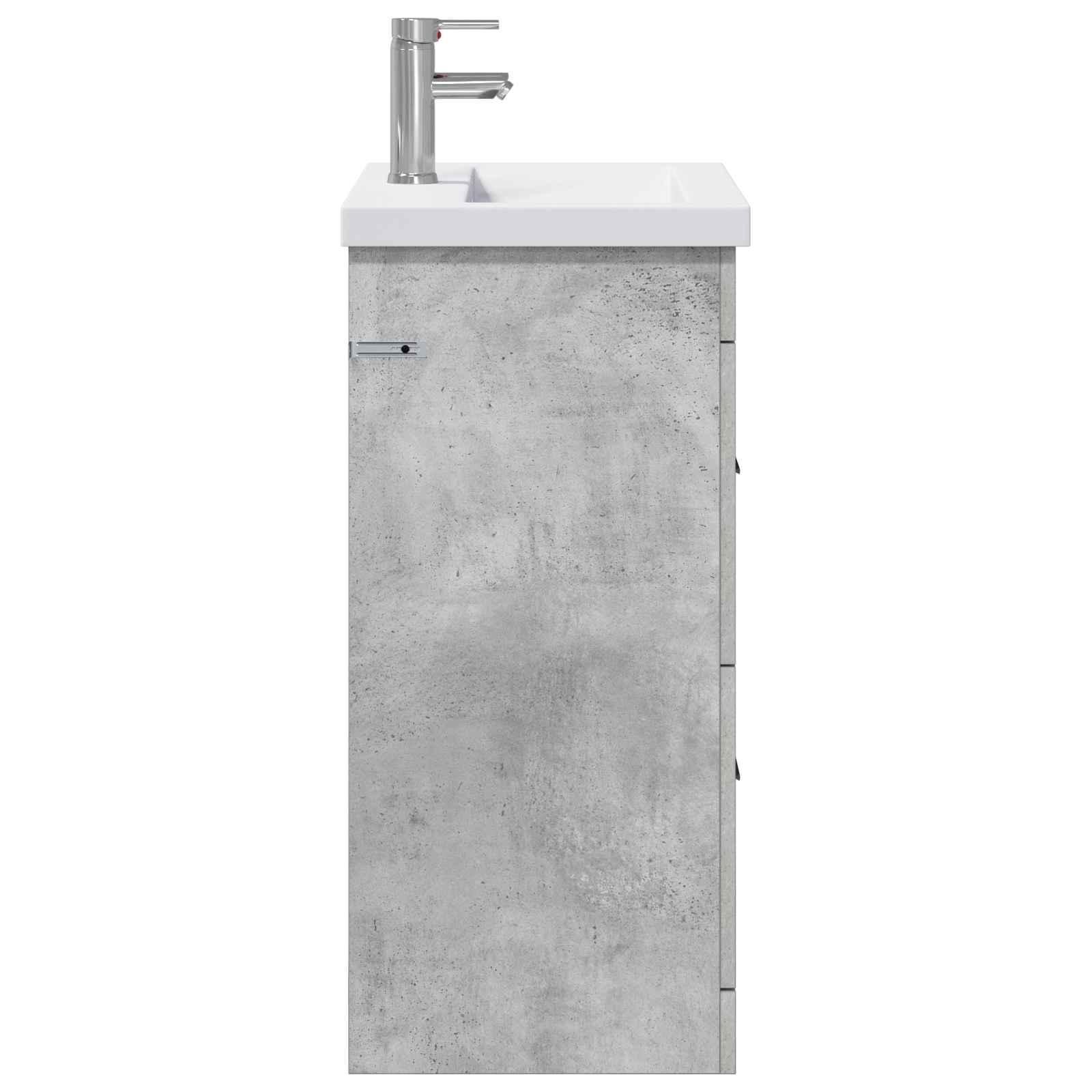 Ensemble de mobilier de salle de bain Gris béton