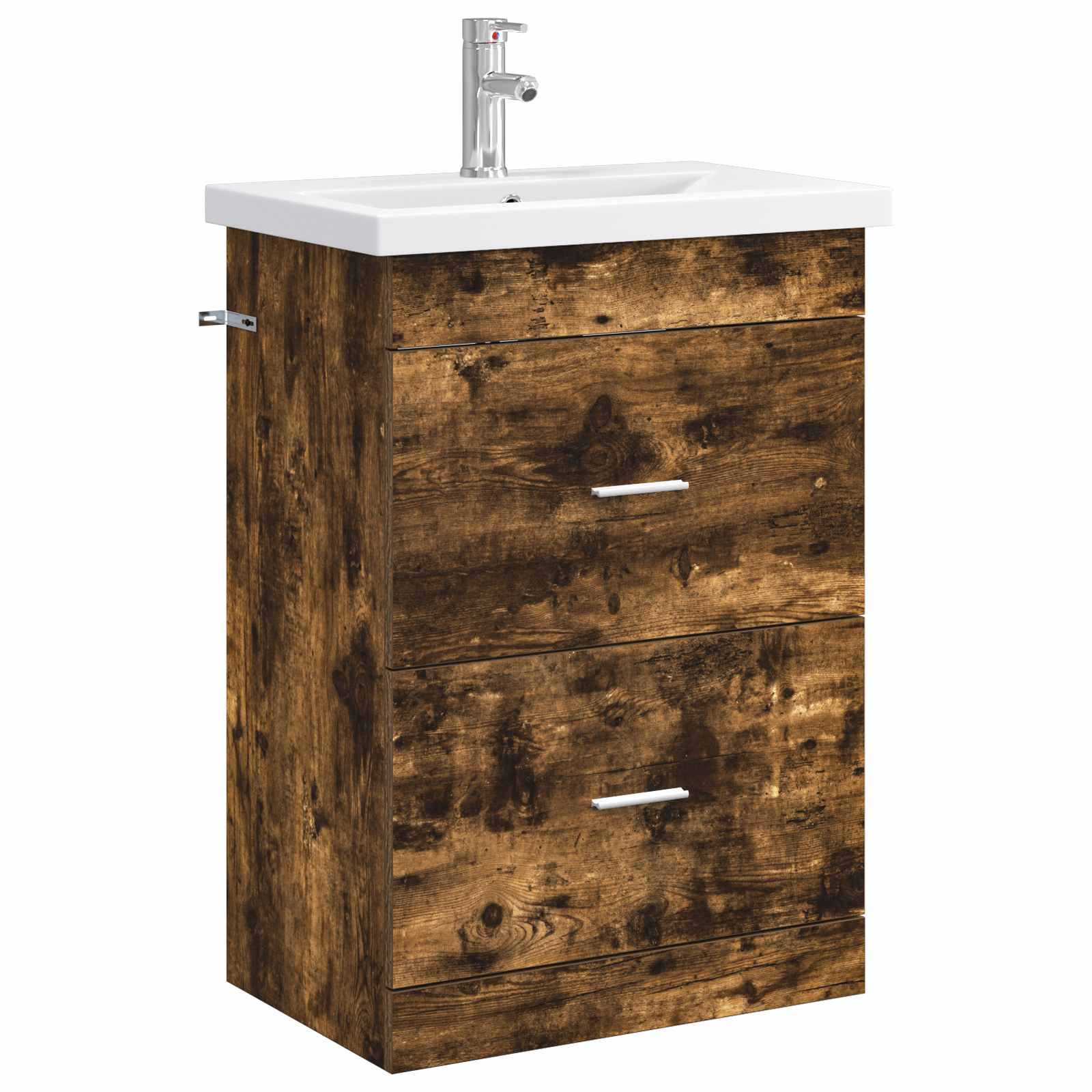 Ensemble de mobilier de salle de bain Chêne fumé
