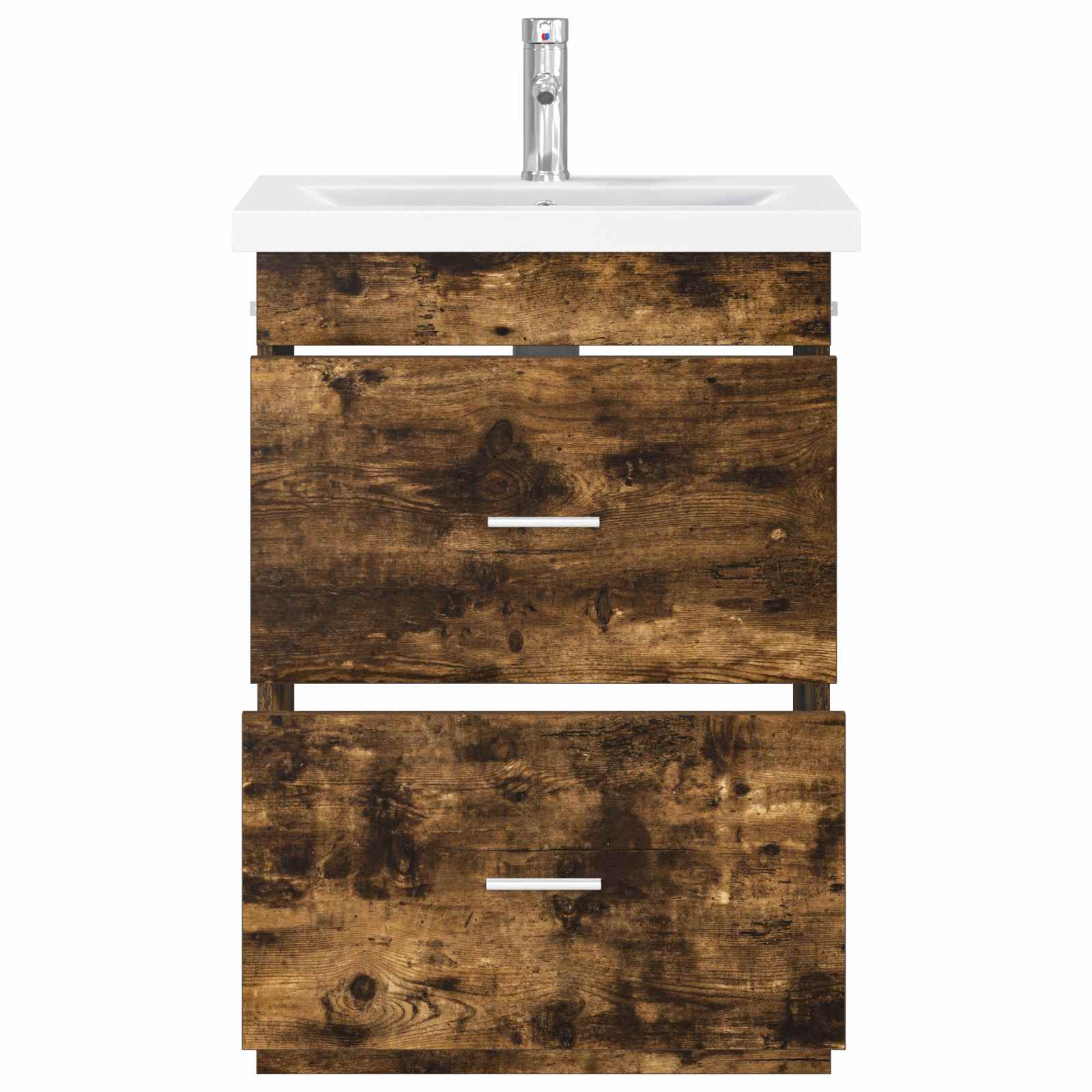 Ensemble de mobilier de salle de bain Chêne fumé