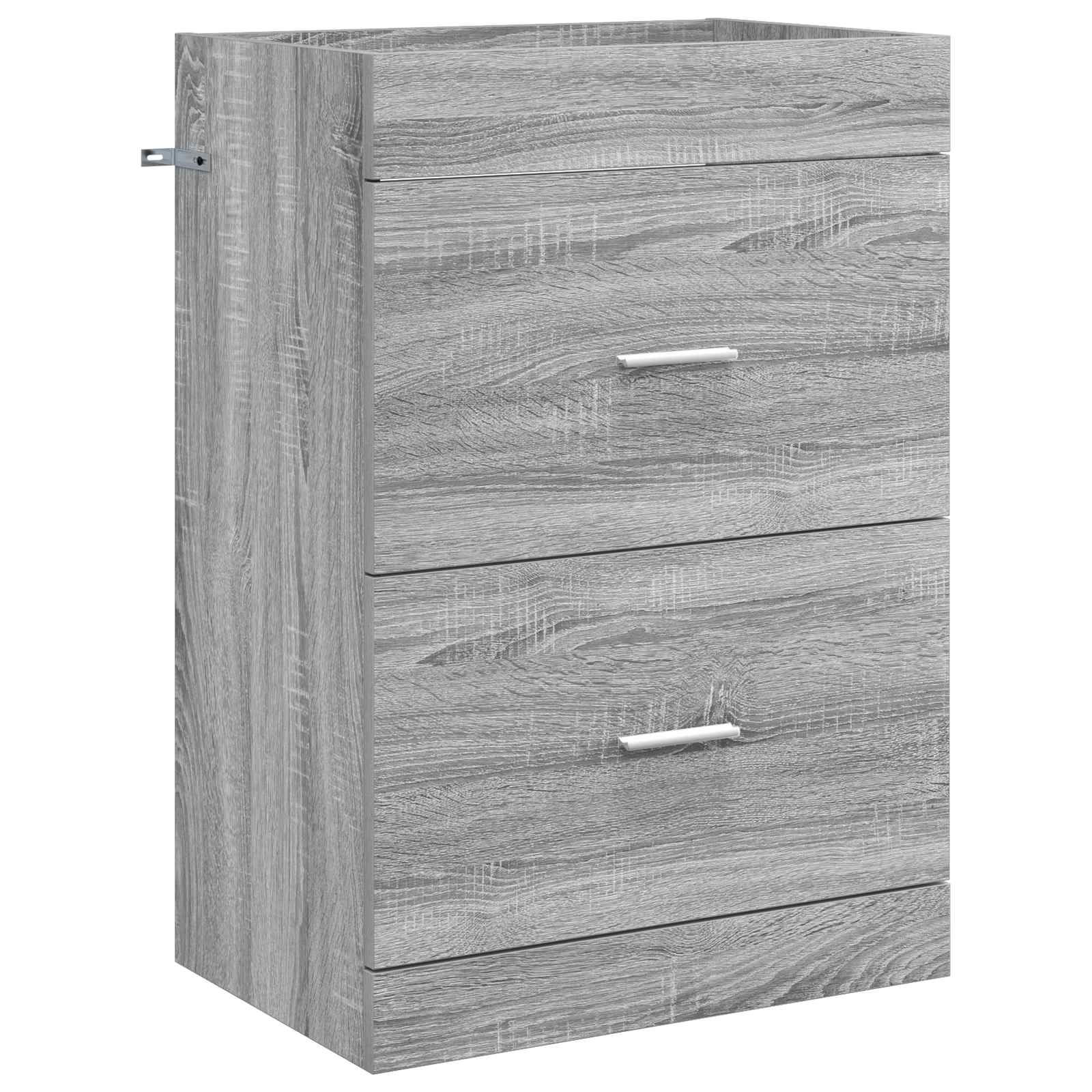Ensemble de mobilier de salle de bain Sonoma gris