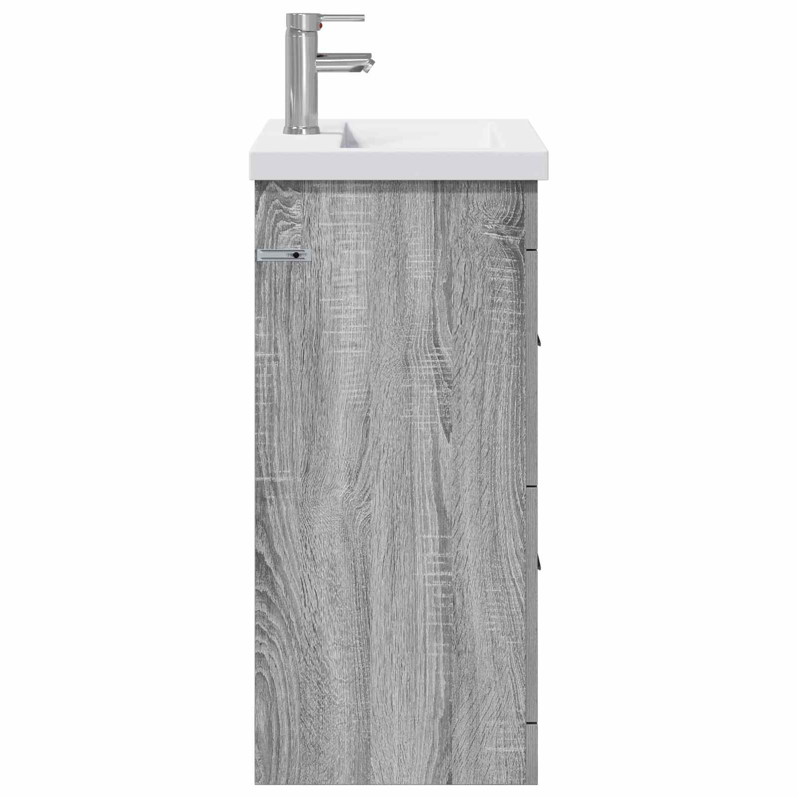 Ensemble de mobilier de salle de bain Sonoma gris