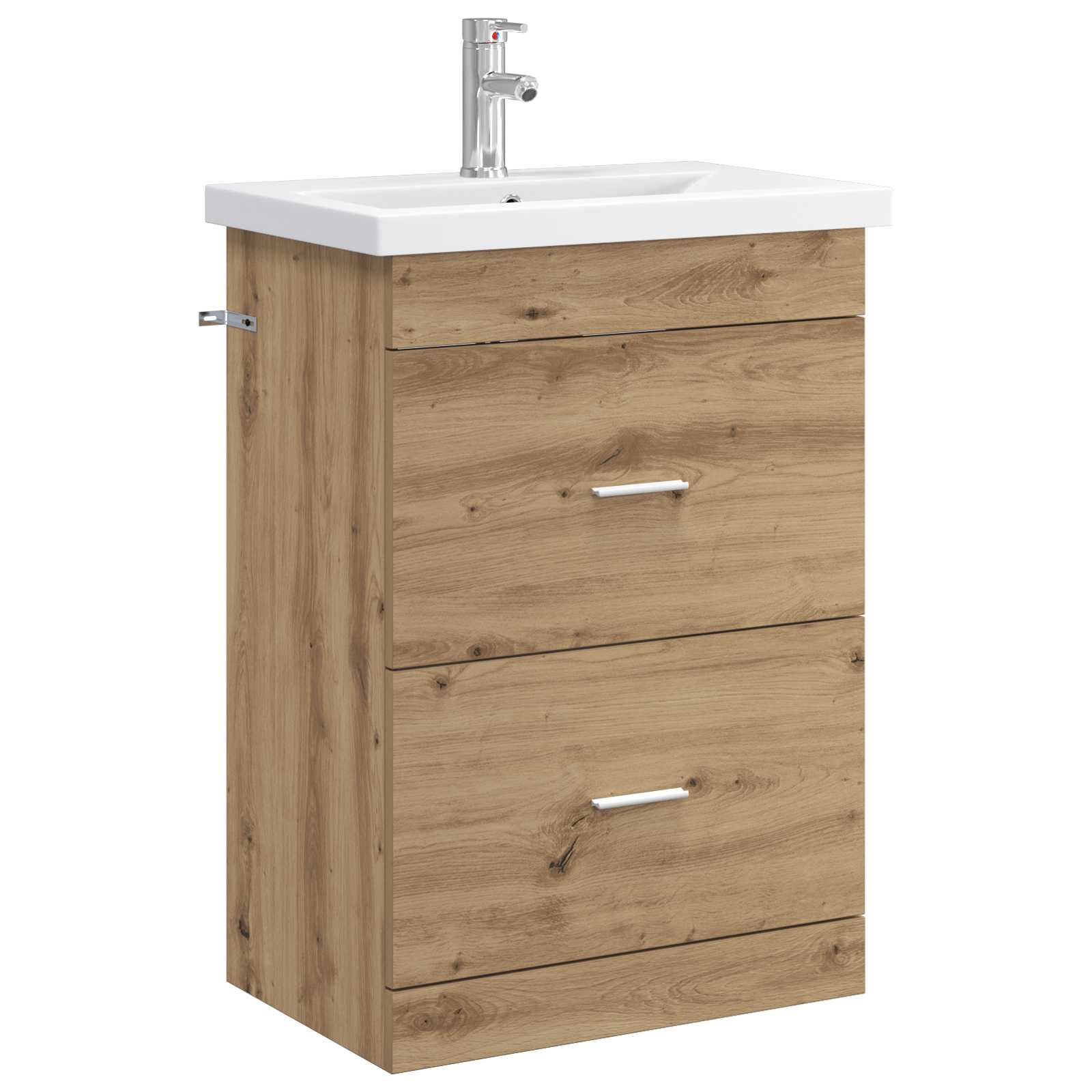 Ensemble de mobilier de salle de bain Chêne artisanal