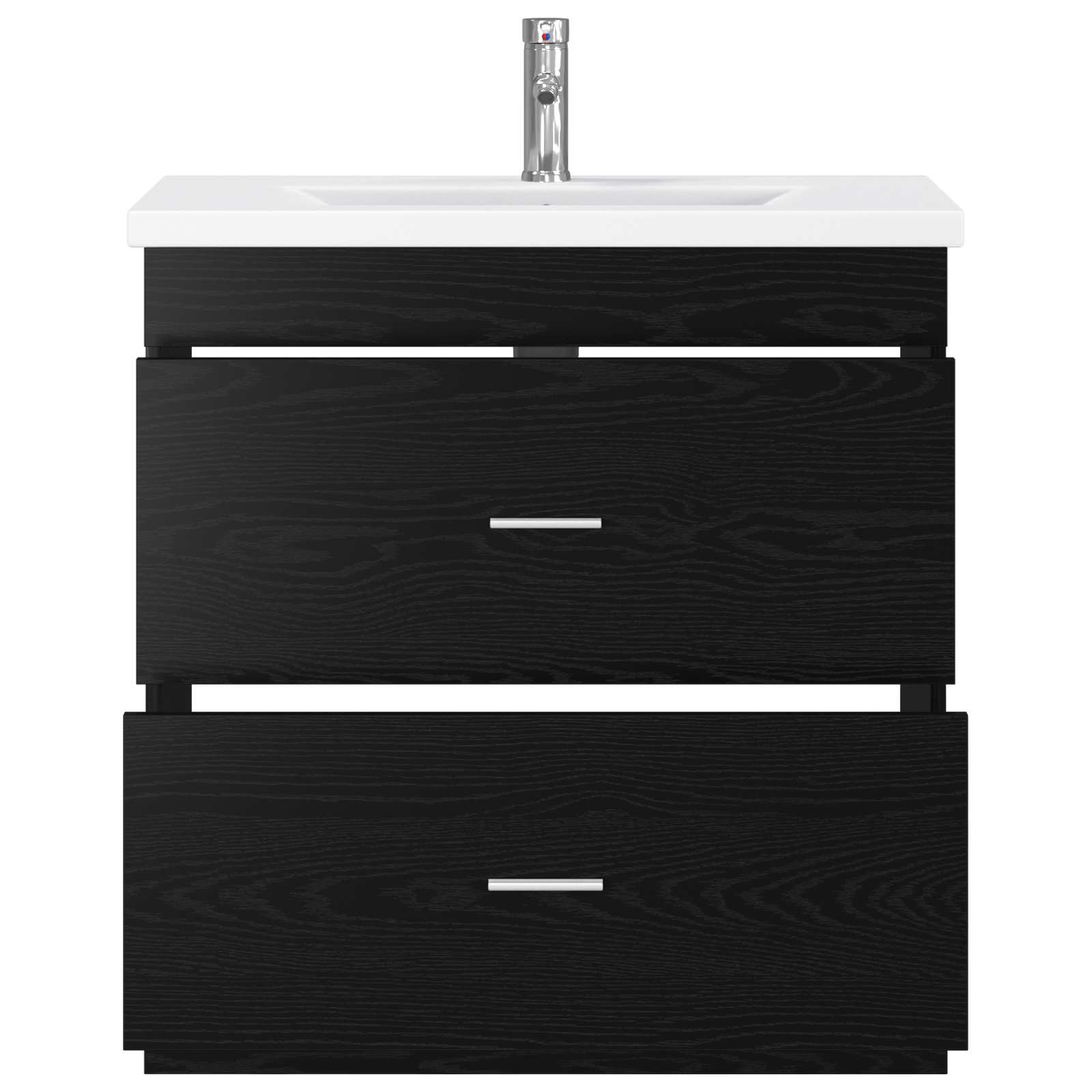 Ensemble de mobilier de salle de bain Chêne noir