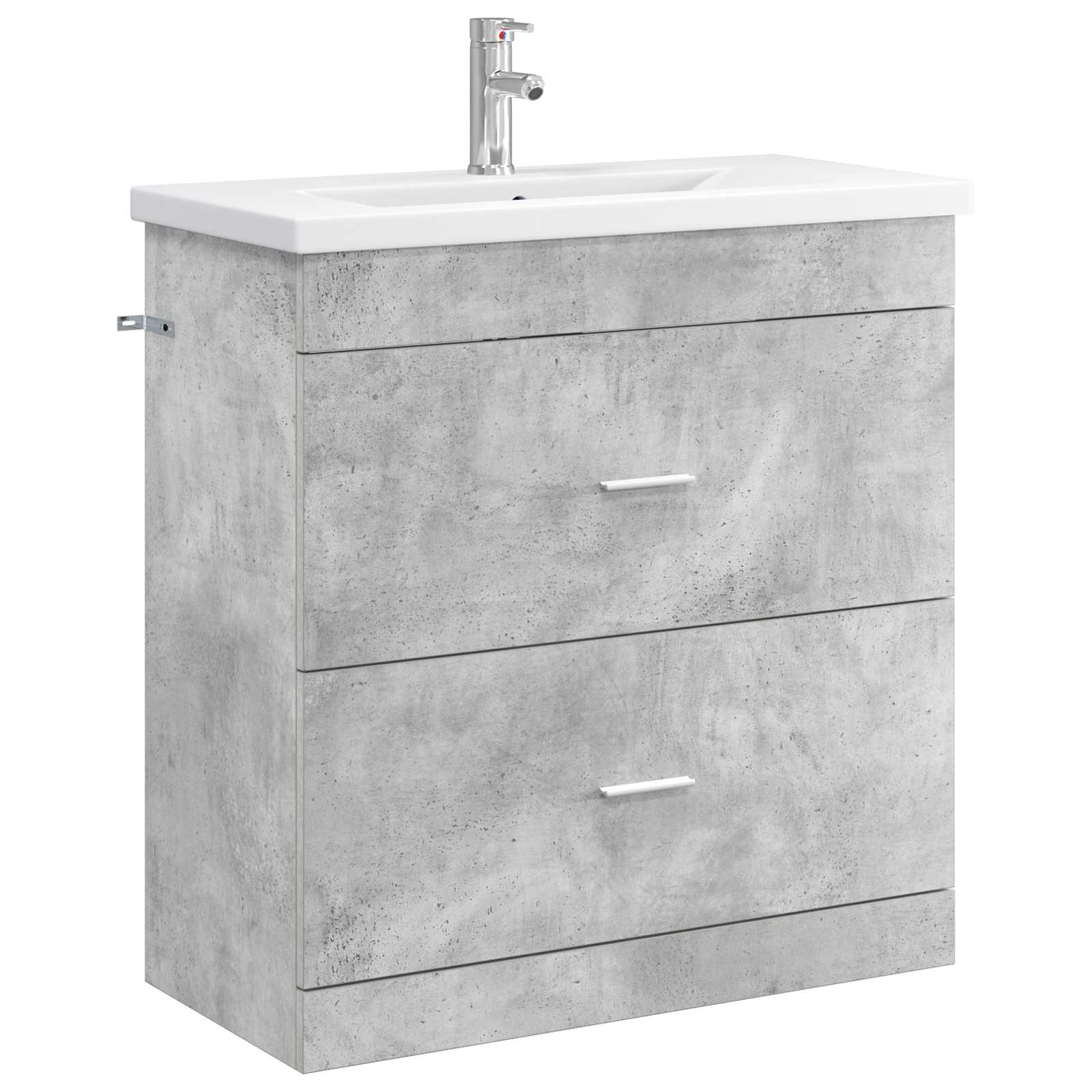 Ensemble de mobilier de salle de bain Gris béton