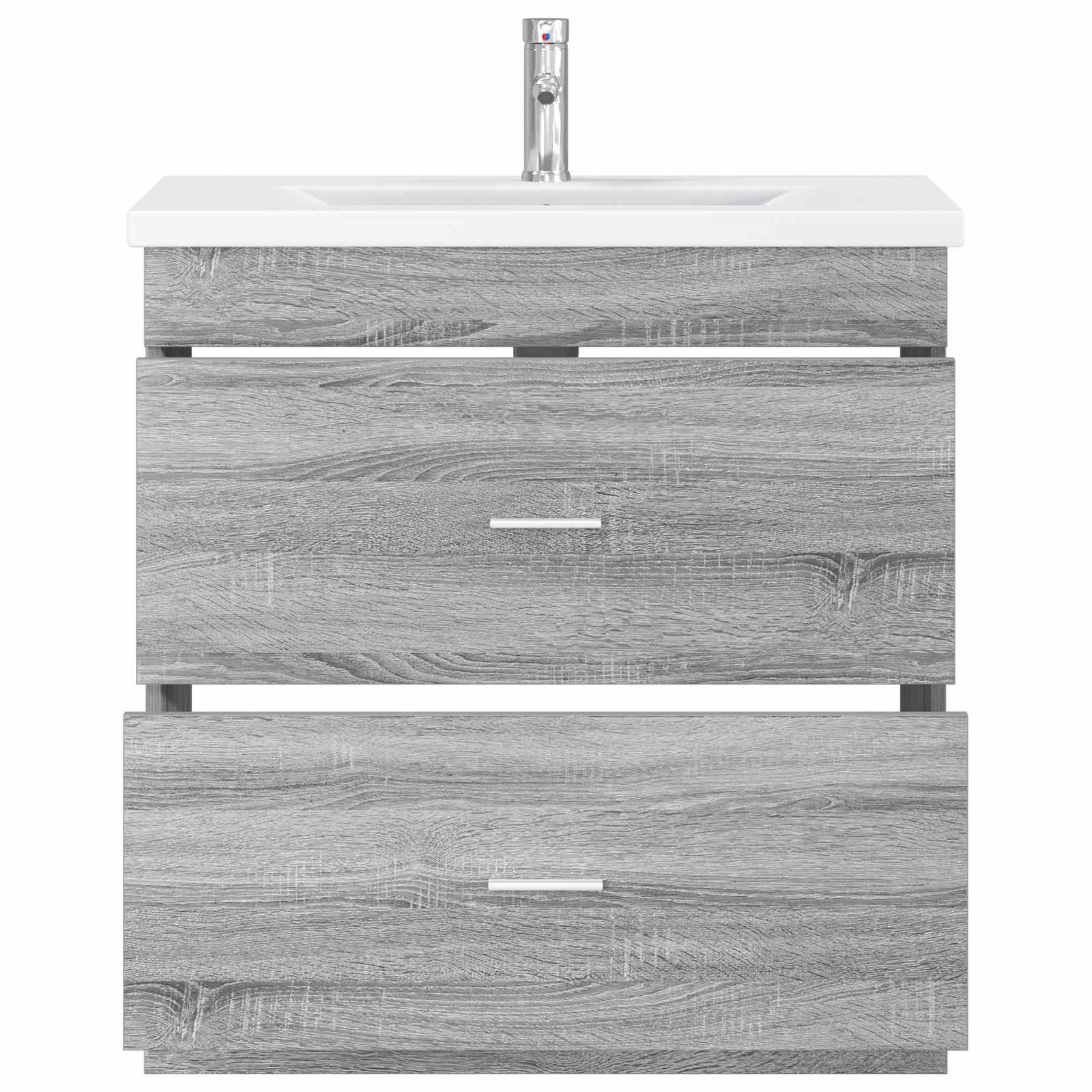Ensemble de mobilier de salle de bain Sonoma gris