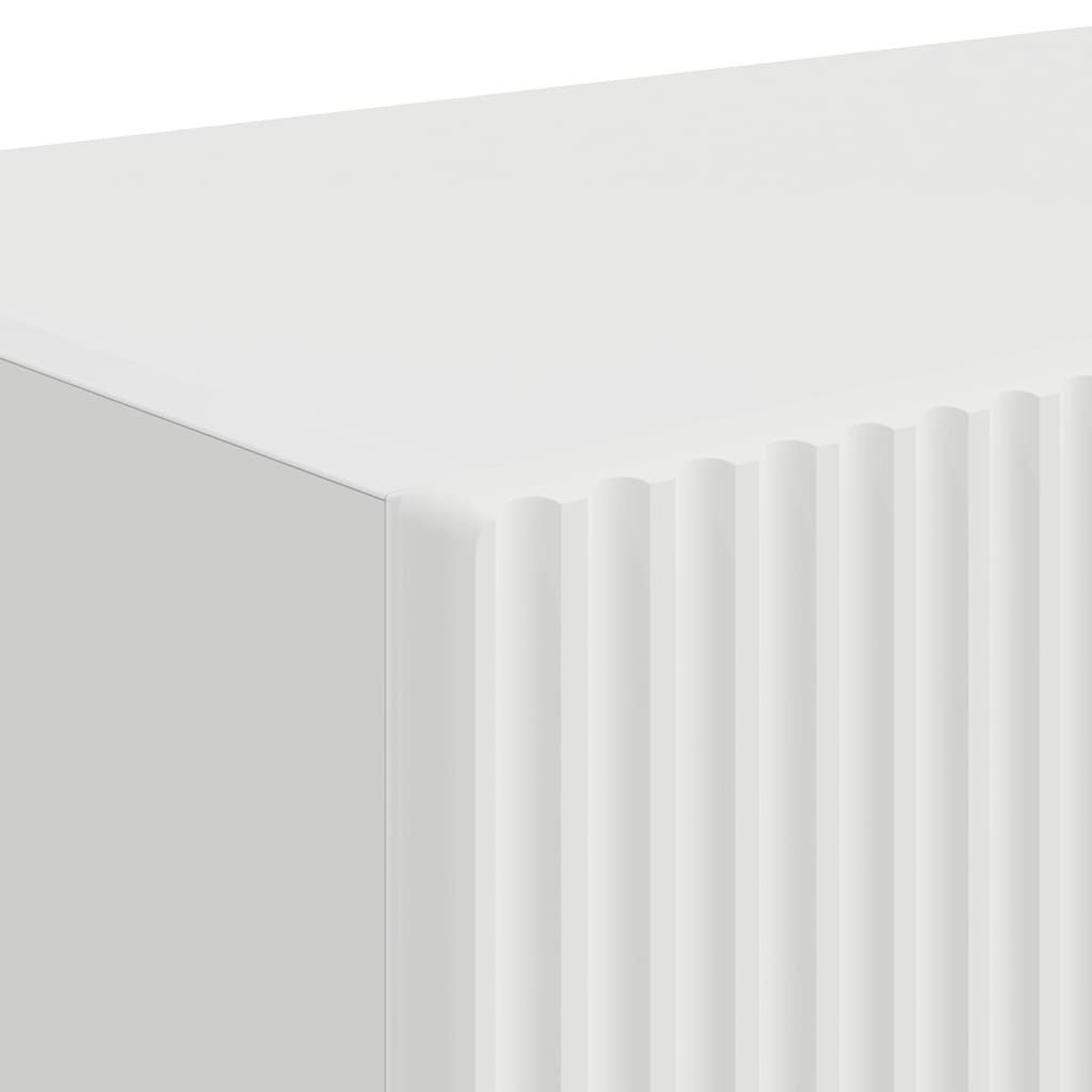 Meuble TV mural 2 pcs Blanc 39 x 31 x 29,5 cm Bois d'ingénierie - XIOS