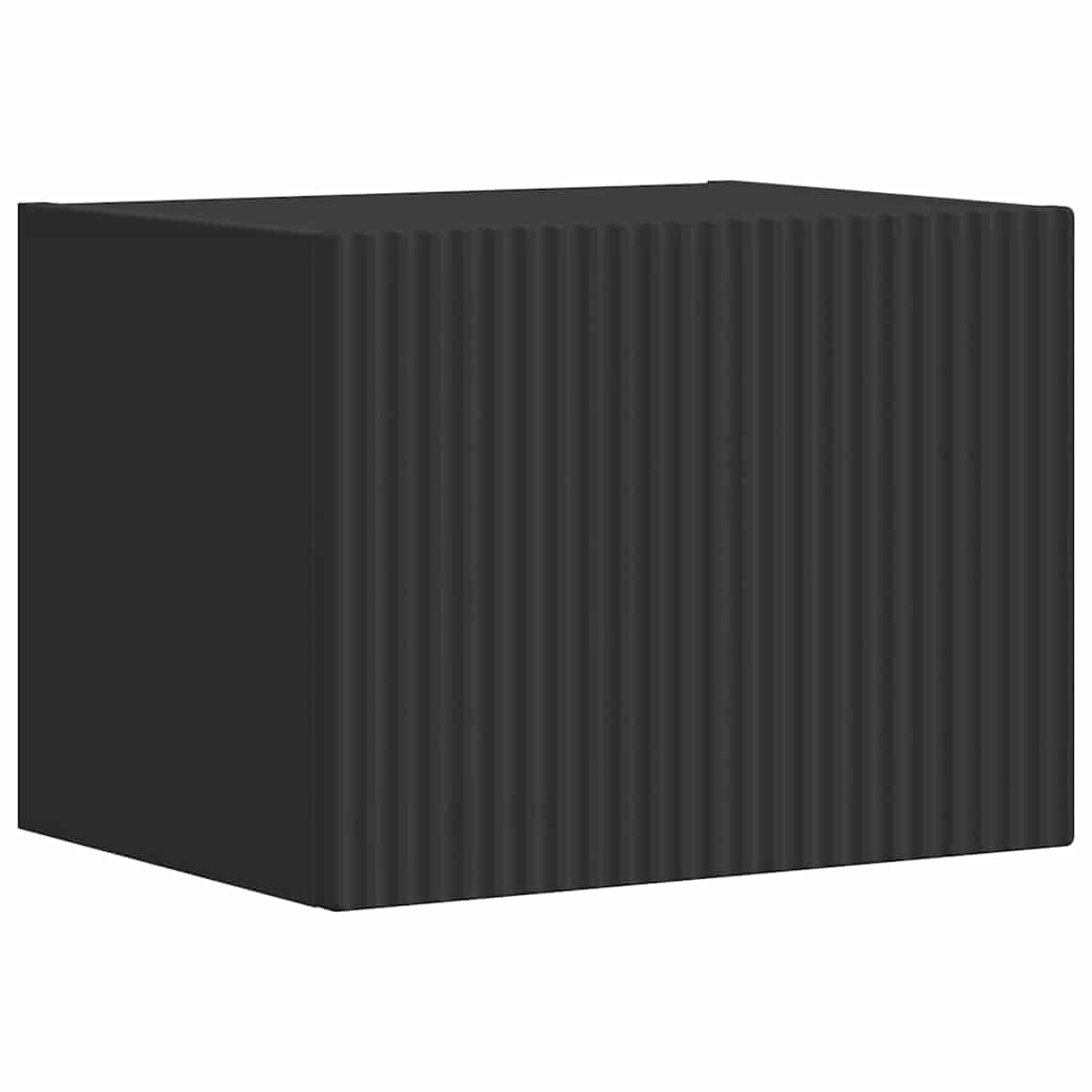 Meuble TV mural Noir 60 x 31 x 29.5 cm Bois d'ingénierie - XIOS