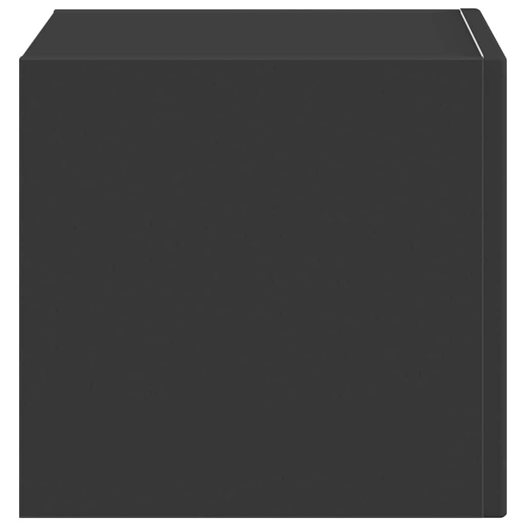 Meuble TV mural Noir 60 x 31 x 29.5 cm Bois d'ingénierie - XIOS