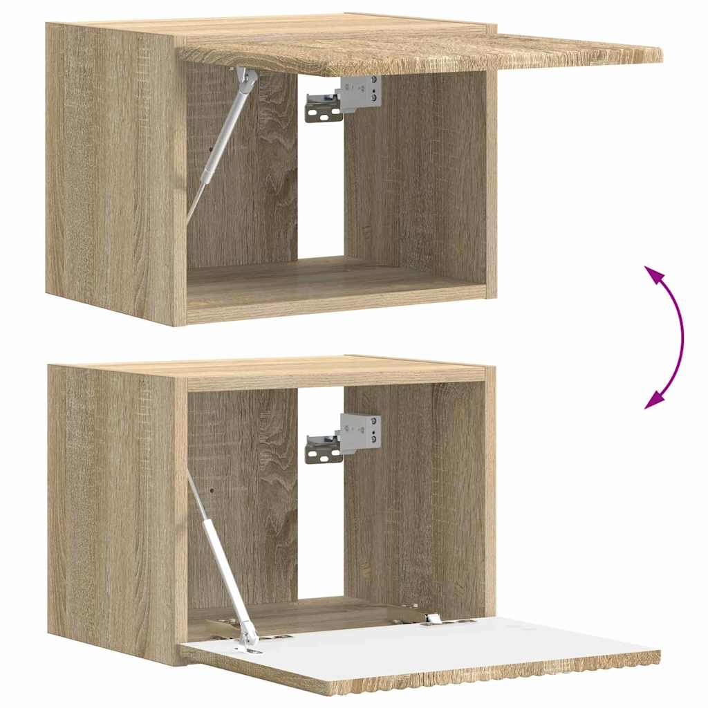 Meuble TV mural Sonoma 39 x 31 x 29,5 cm Bois d'ingénierie - XIOS