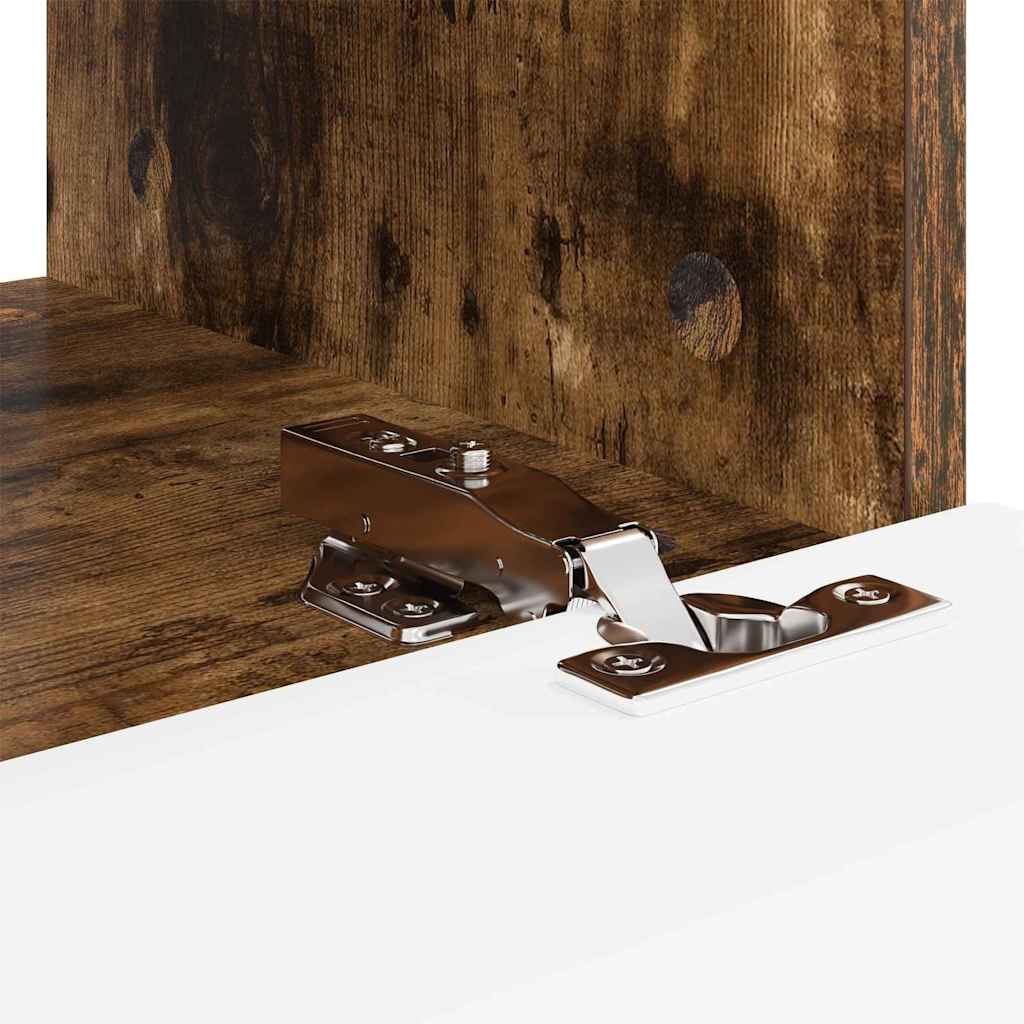 Meuble TV mural 2 pcs Chêne fumé 39 x 31 x 29,5 cm - XIOS