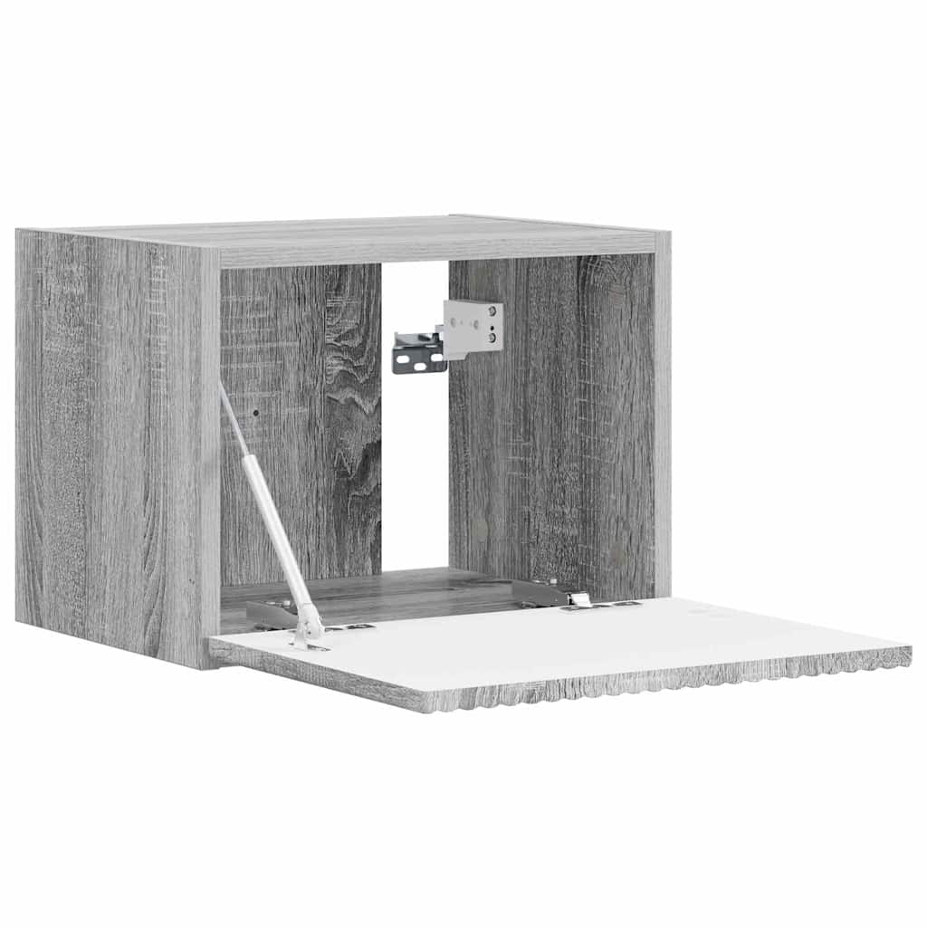 Meuble TV mural 2 pcs Gris Sonoma 39 x 31 x 29,5 cm - XIOS
