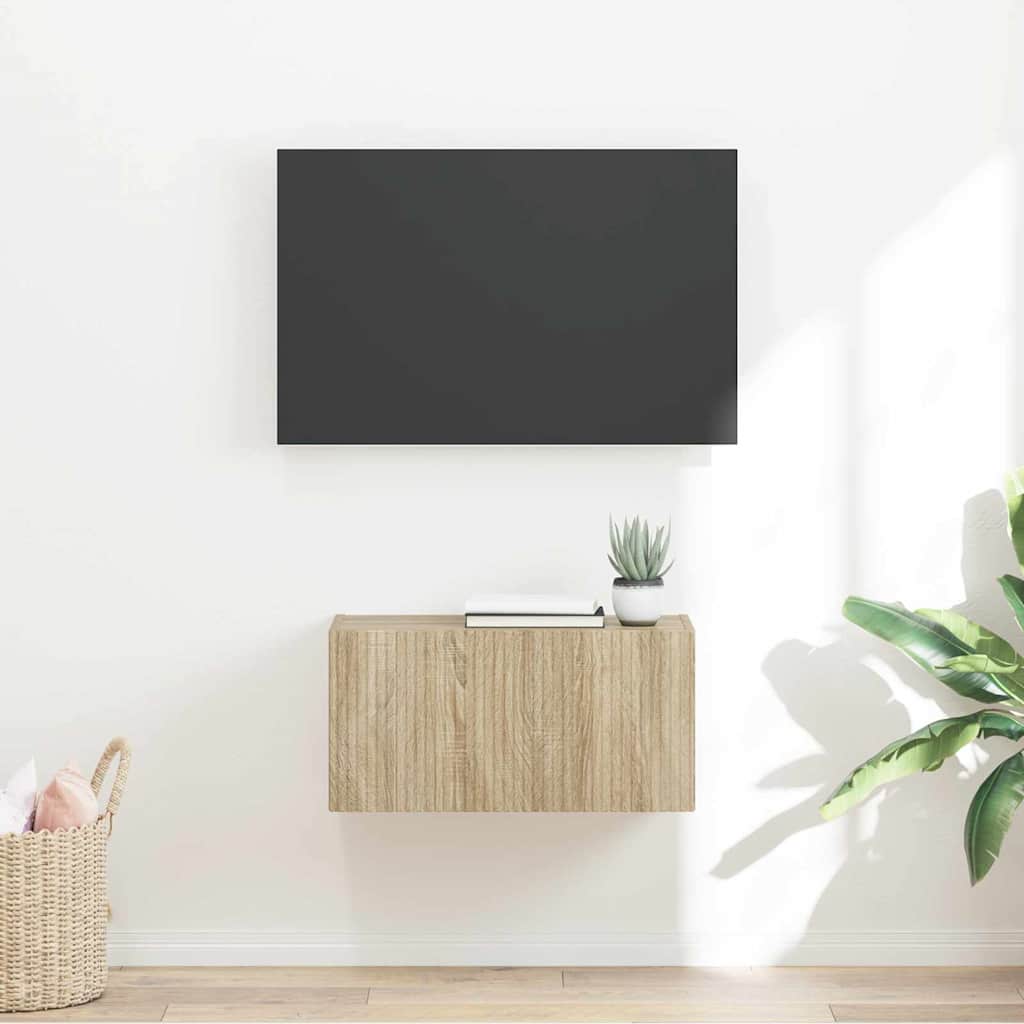 Meuble TV mural Sonoma 60 x 31 x 29,5 cm Bois d'ingénierie - XIOS