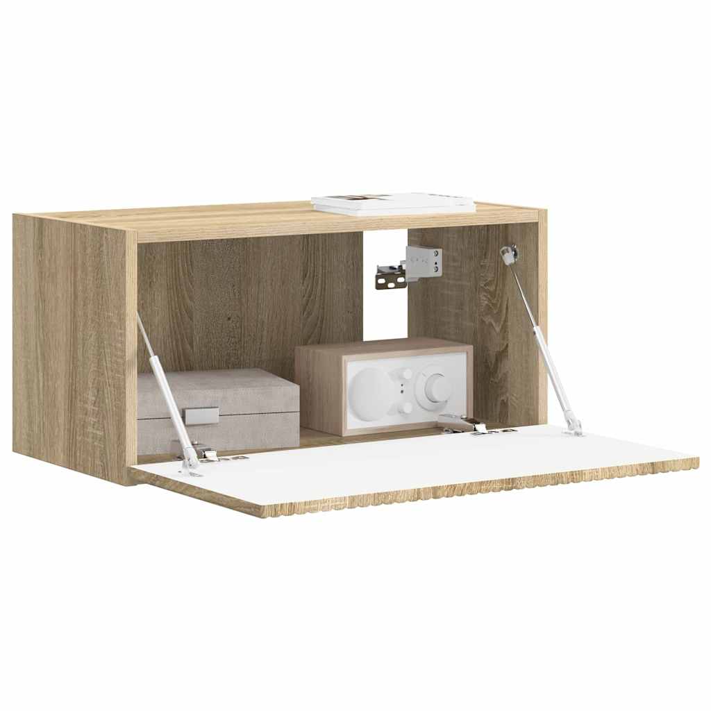 Meuble TV mural Sonoma 60 x 31 x 29,5 cm Bois d'ingénierie - XIOS