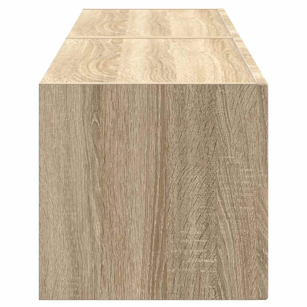 Meuble TV mural Montage mural 2 pcs Sonoma 60 x 31 x 29,5 cm - XIOS