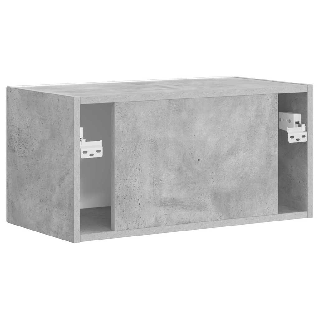 Meuble TV mural Béton 60 x 31 x 29,5 cm Bois d'ingénierie - XIOS