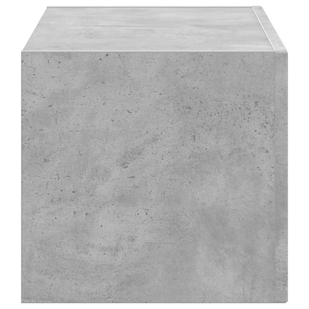 Meuble TV mural Béton 60 x 31 x 29,5 cm Bois d'ingénierie - XIOS