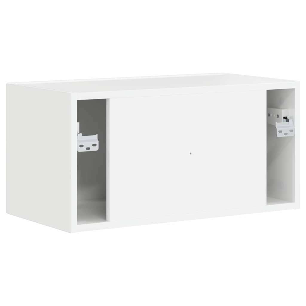 Meuble TV mural Montage mural Blanc Brillant 60 x 31 x 29,5 cm - XIOS