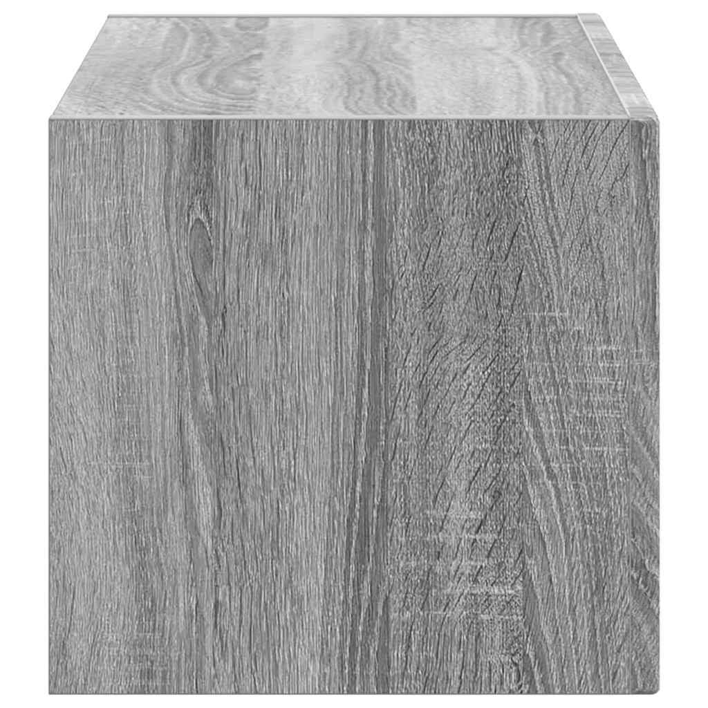Meuble TV mural Gris Sonoma 60 x 31 x 29,5 cm Bois d'ingénierie - XIOS