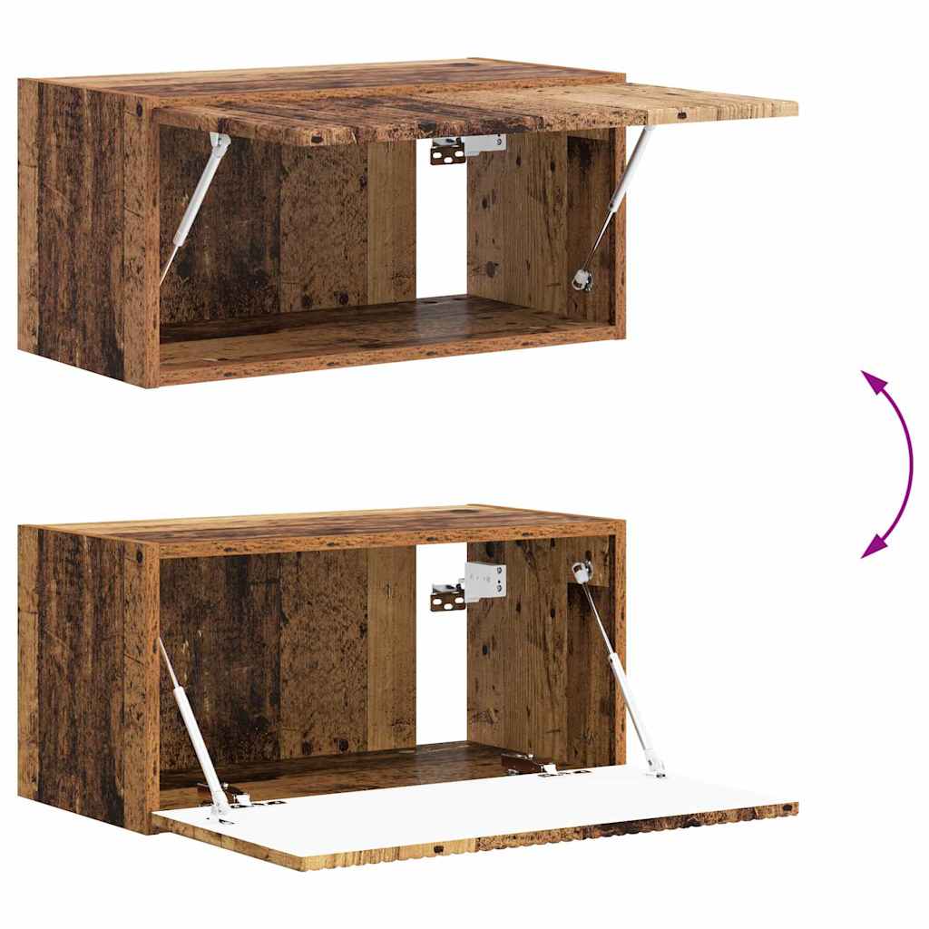 Meuble TV mural Bois Ancien 60 x 31 x 29,5 cm Bois d'ingénierie - XIOS