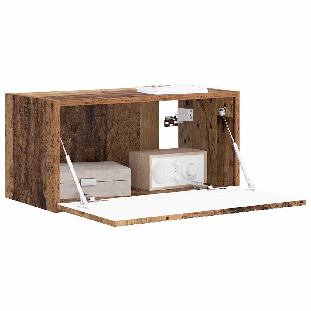 Meuble TV mural Bois Ancien 60 x 31 x 29,5 cm Bois d'ingénierie - XIOS