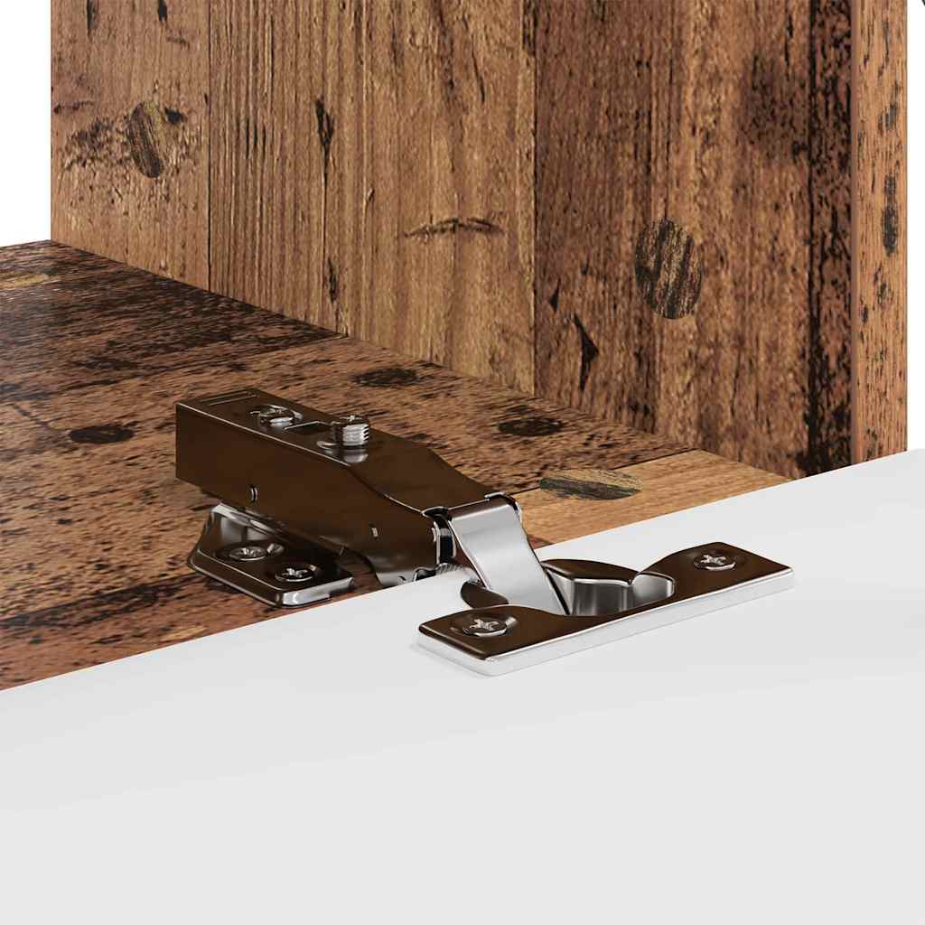 Meuble TV mural 2 pcs Bois Ancien 60 x 31 x 29,5 cm - XIOS