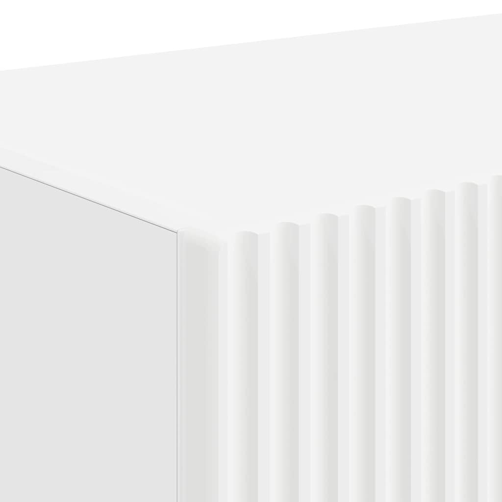 Meuble TV mural Blanc 78,5 x 31 x 29,5 cm Bois d'ingénierie - XIOS