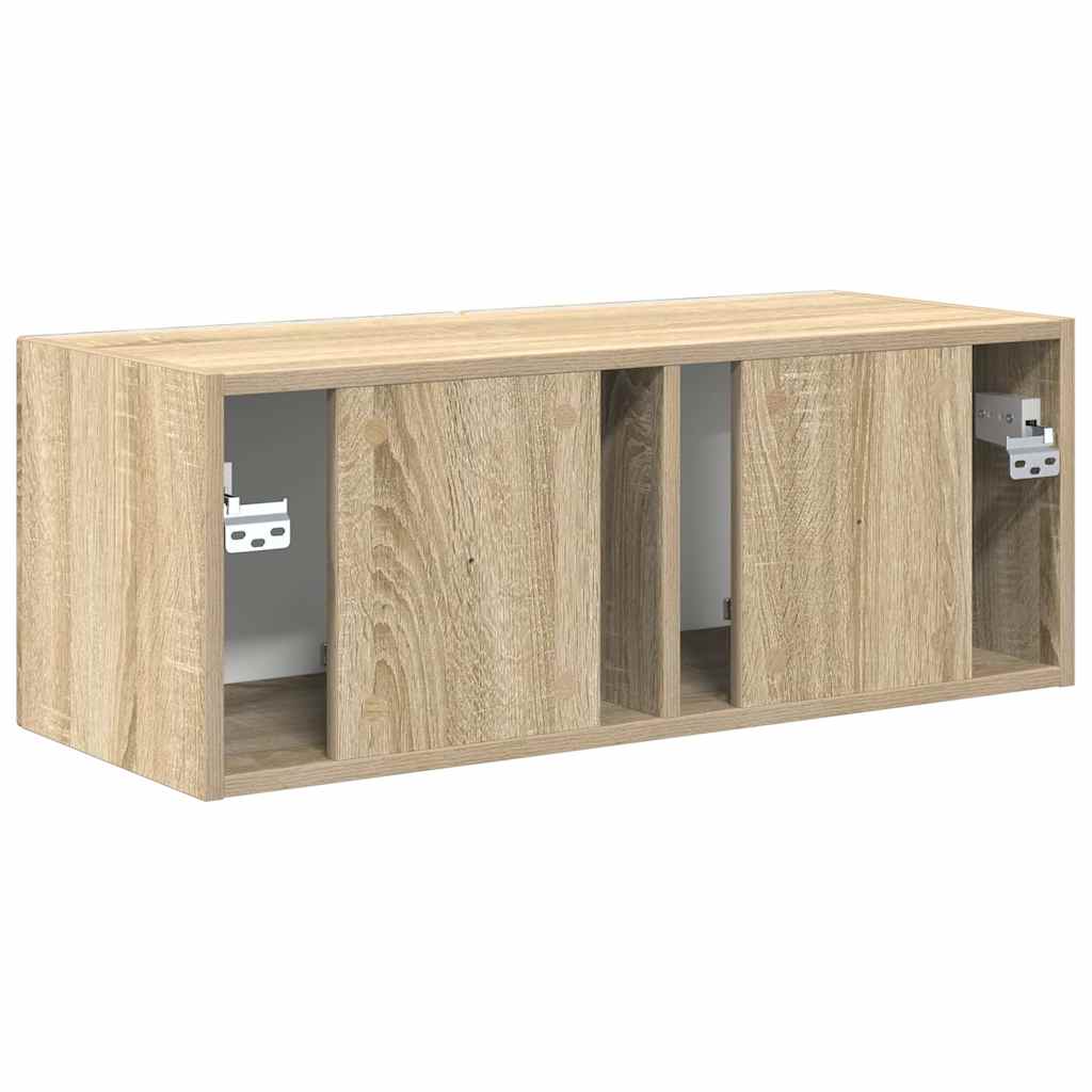 Meuble TV mural Sonoma 78,5 x 31 x 29,5 cm Bois d'ingénierie - XIOS