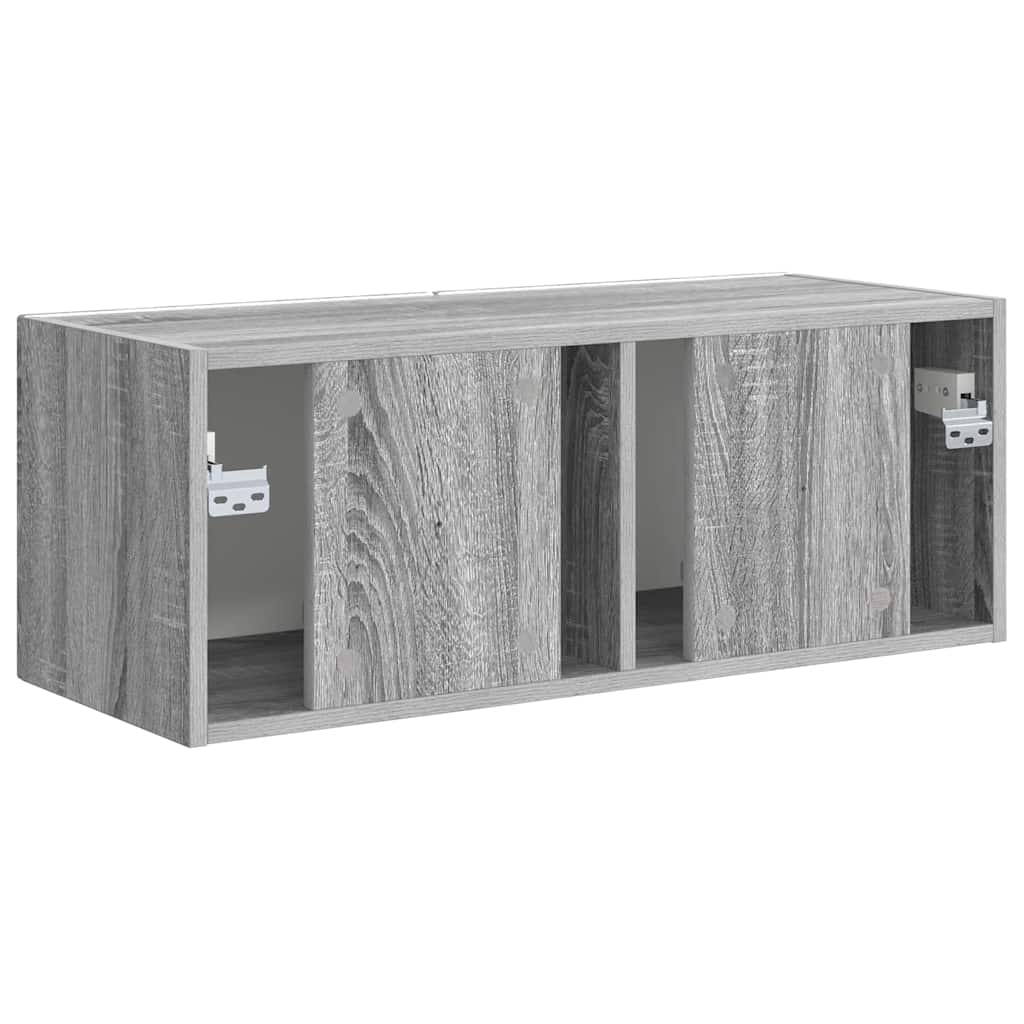 Meuble TV mural Montage mural Gris Sonoma 78,5 x 31 x 29,5 cm - XIOS