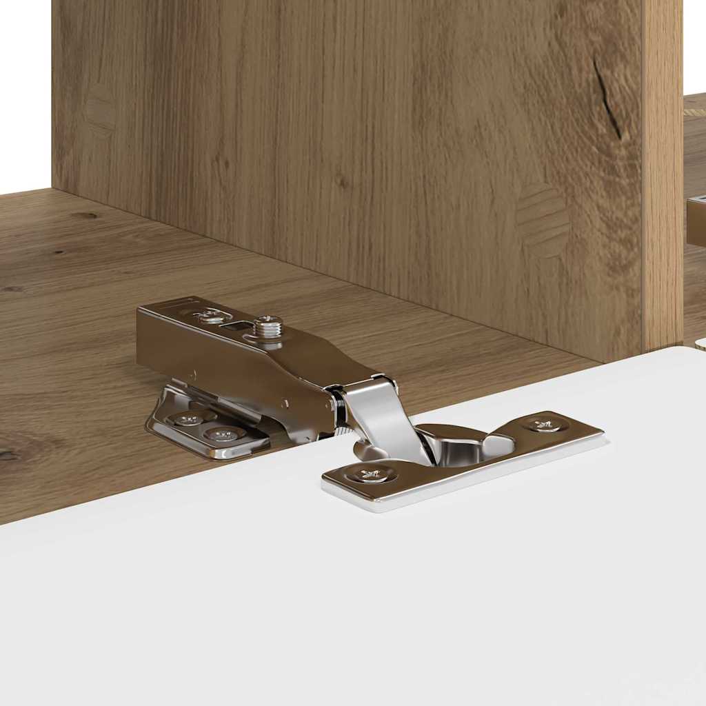 Meuble TV mural 2 pcs Chêne artisan 78,5 x 31 x 29,5 cm - XIOS