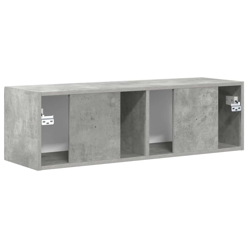 Meuble TV mural Béton 98 x 31 x 29,5 cm Bois d'ingénierie - XIOS