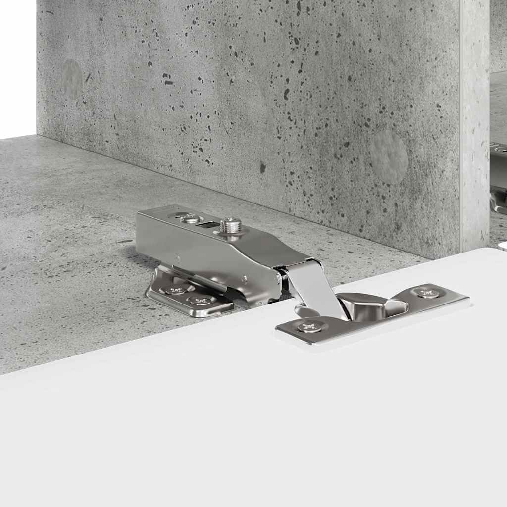 Meuble TV mural 2 pcs Béton 98 x 31 x 29,5 cm Bois d'ingénierie - XIOS