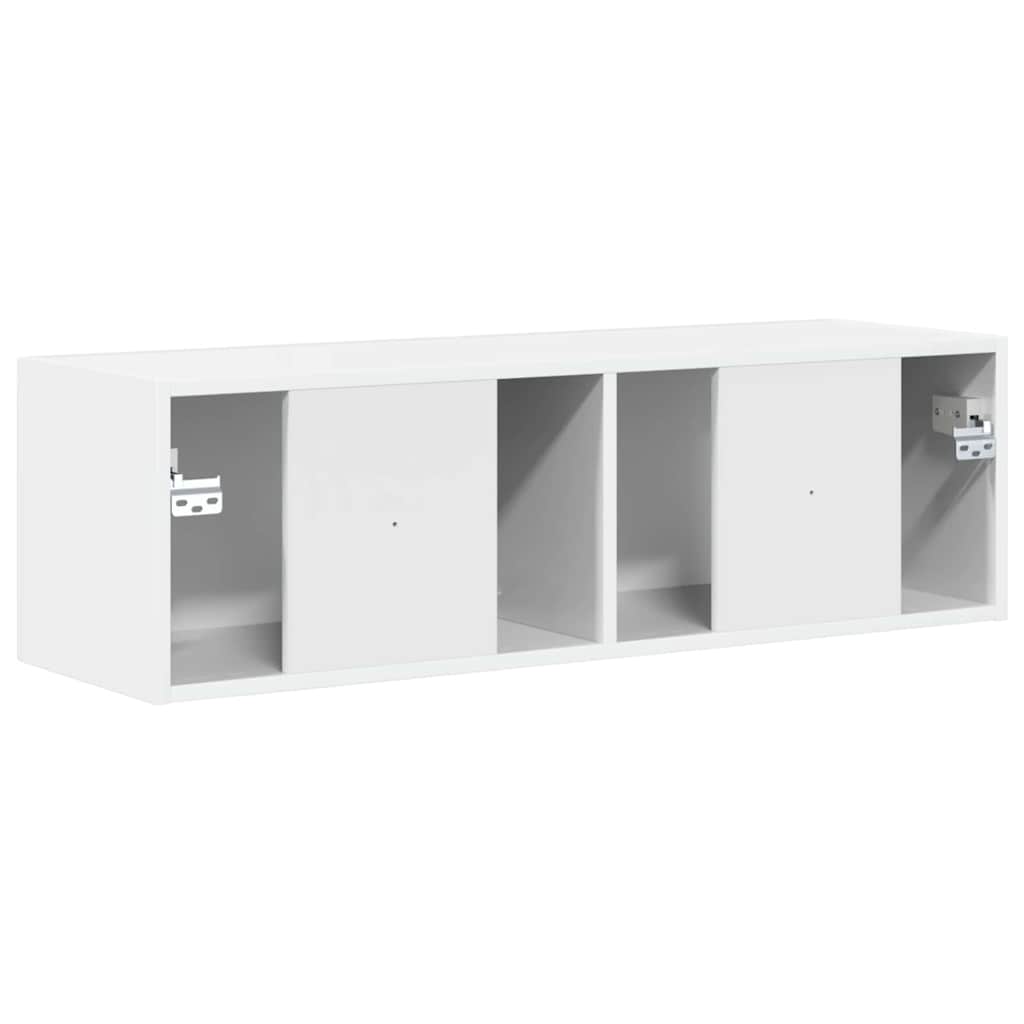 Meuble TV mural Montage mural Blanc Brillant 98 x 31 x 29,5 cm - XIOS