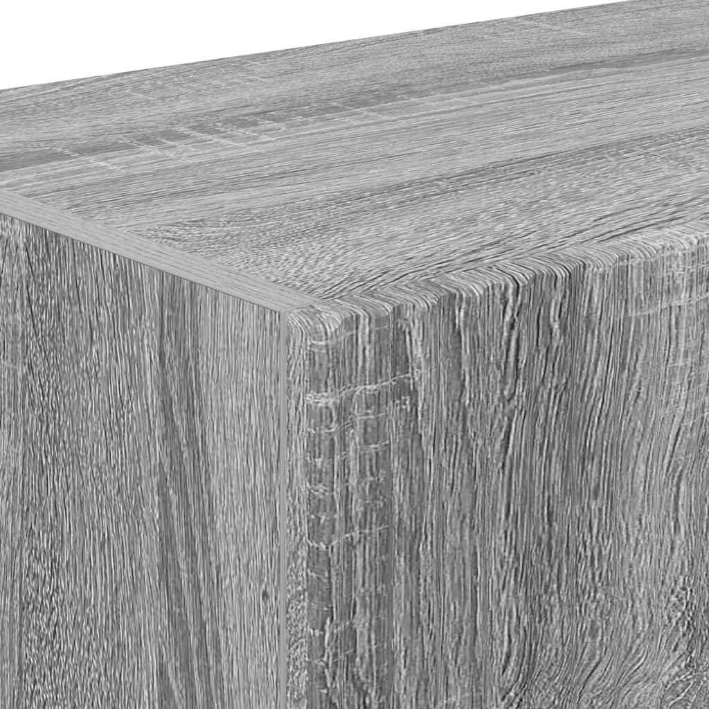 Meuble TV mural Gris Sonoma 98 x 31 x 29,5 cm Bois d'ingénierie - XIOS